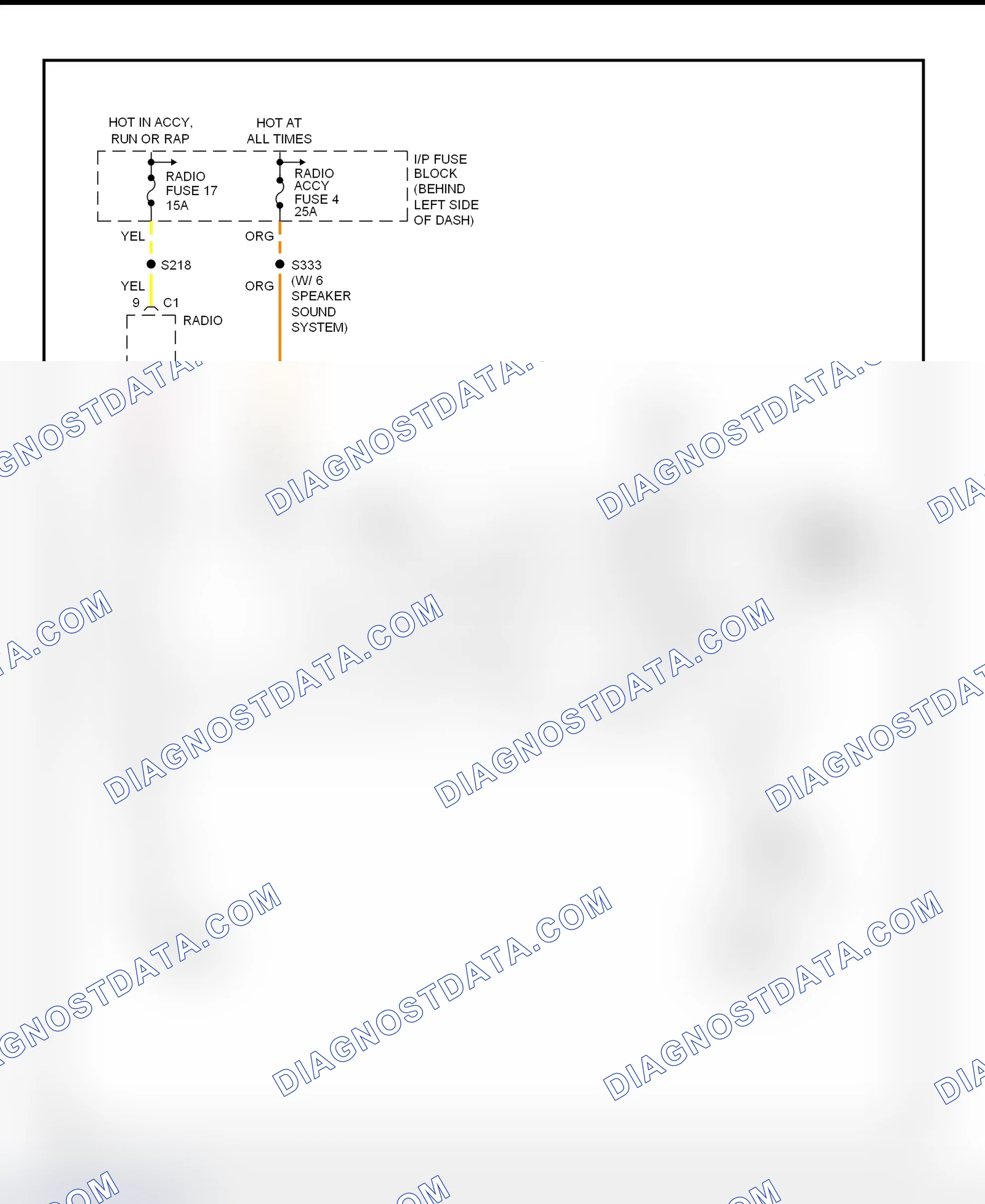 Scheme 6: Power Antenna Wiring Diagram (Firebird)