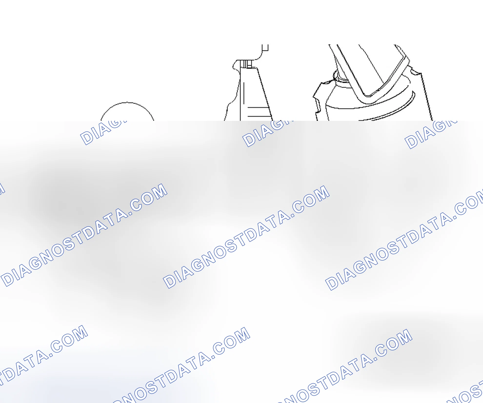 Scheme 428: >> A << EXHAUST MANIFOLD STAY, LEFT "B" INSTALLATION