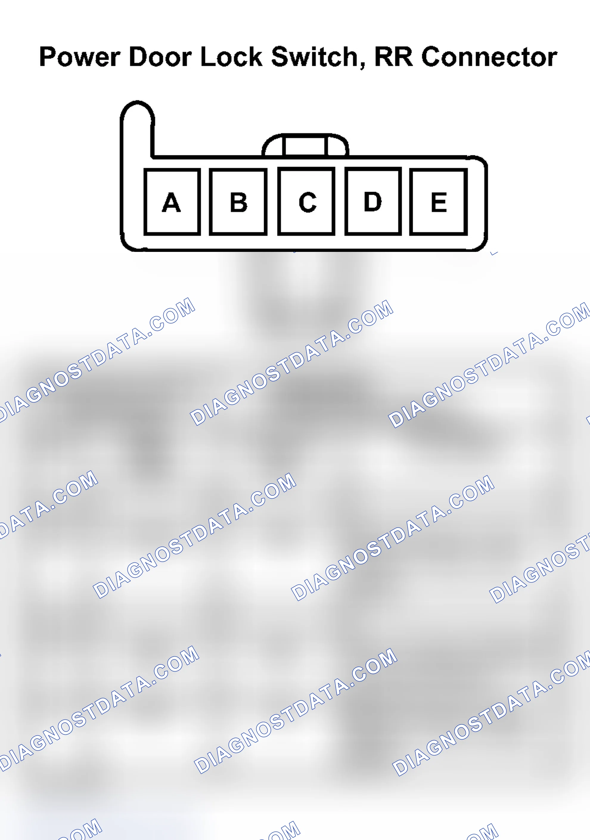Scheme 218: POWER DOOR LOCK SWITCH (RR)