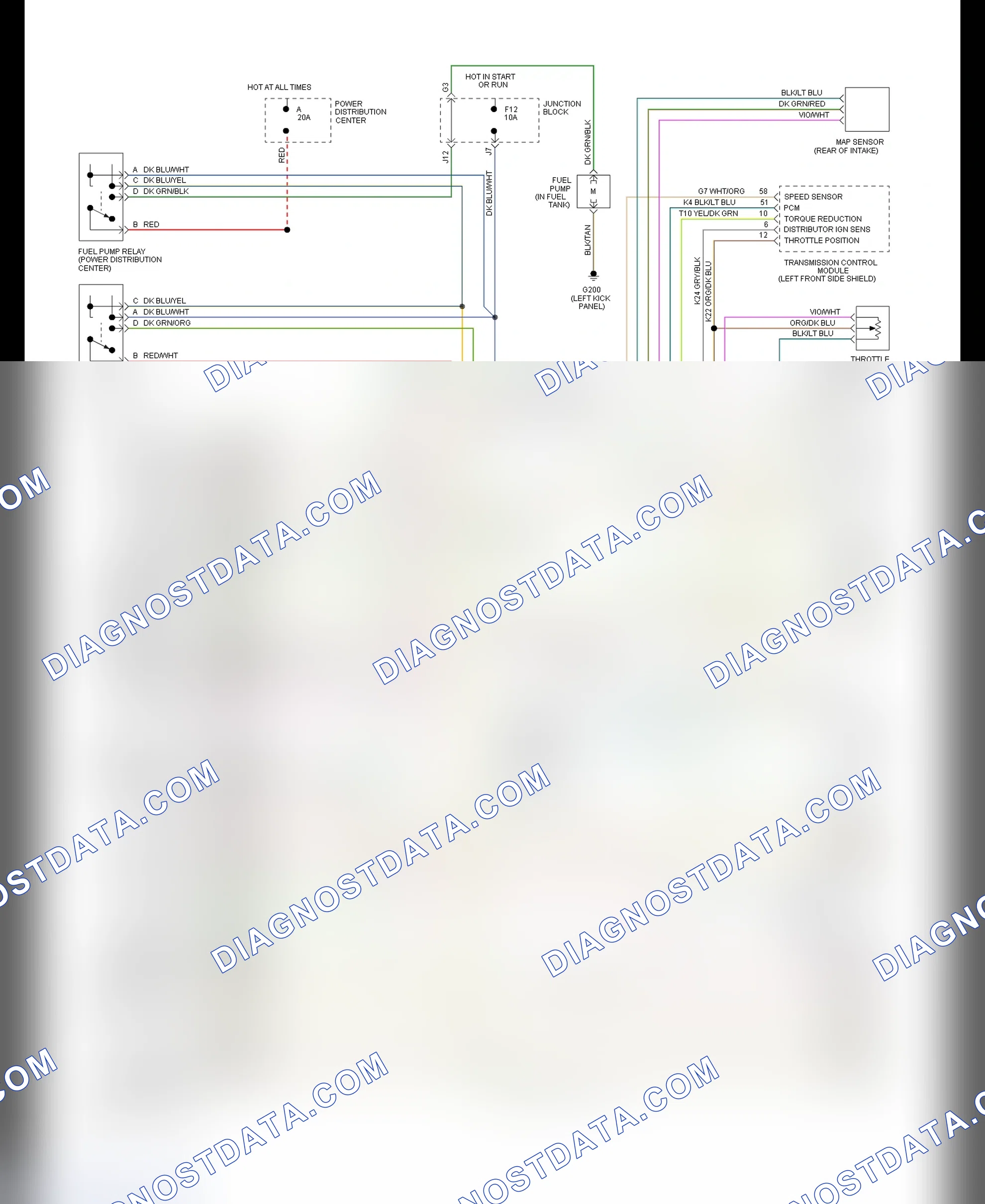 Scheme 64: PCM Wiring Diag. (3.3L - (1 Of 2)