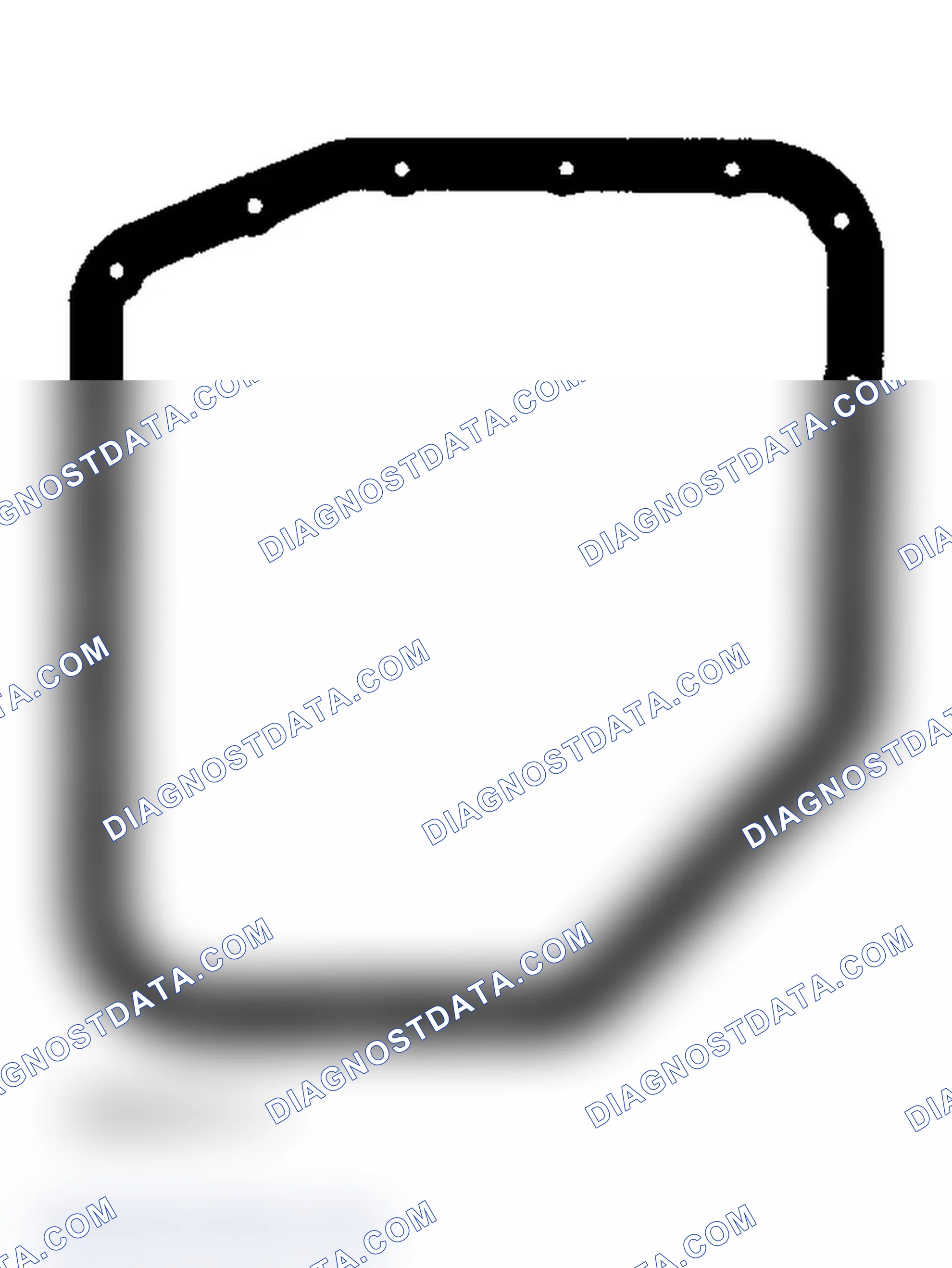 Scheme 7: Identifying Oil Pan Gasket (Toyota A-240E & A-245E)