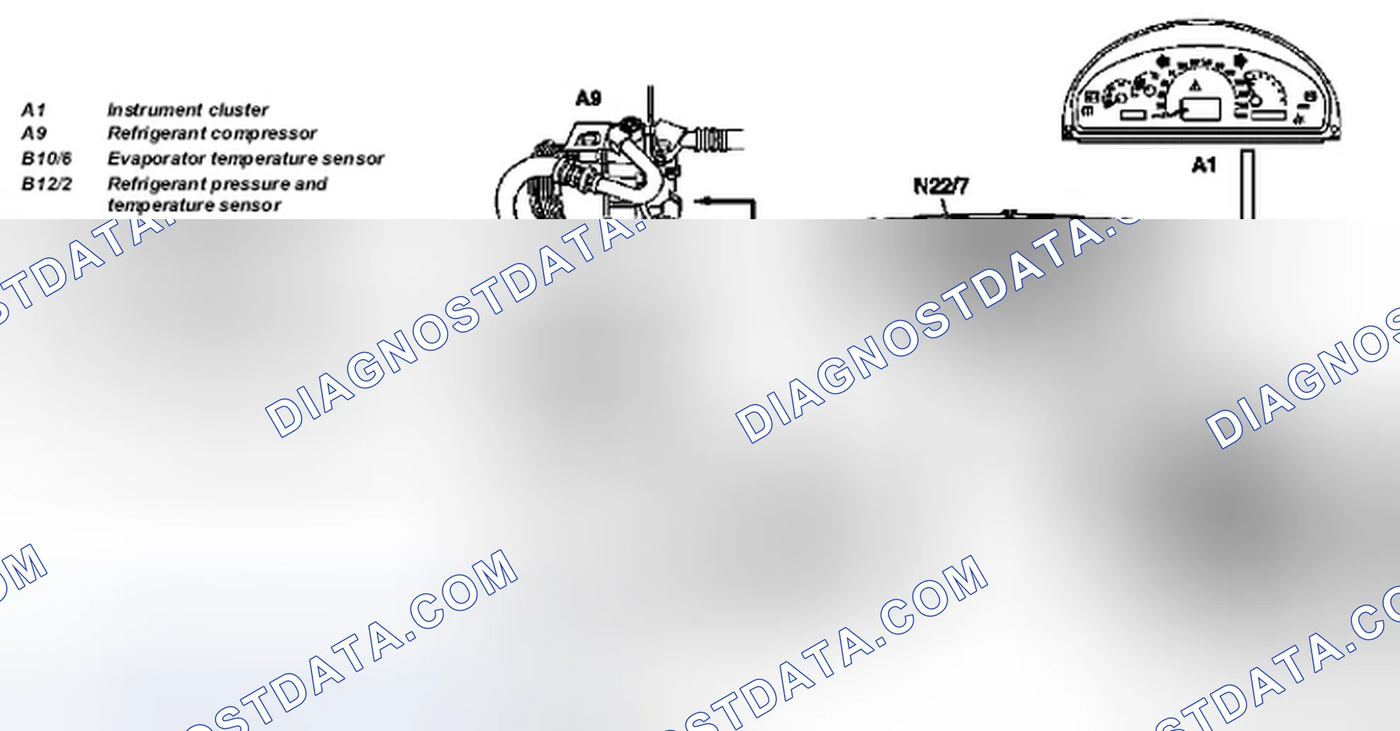 Scheme 59: Networking Of Refrigerant Compressor Control - Shown On Vehicle Up To 23.4.04
