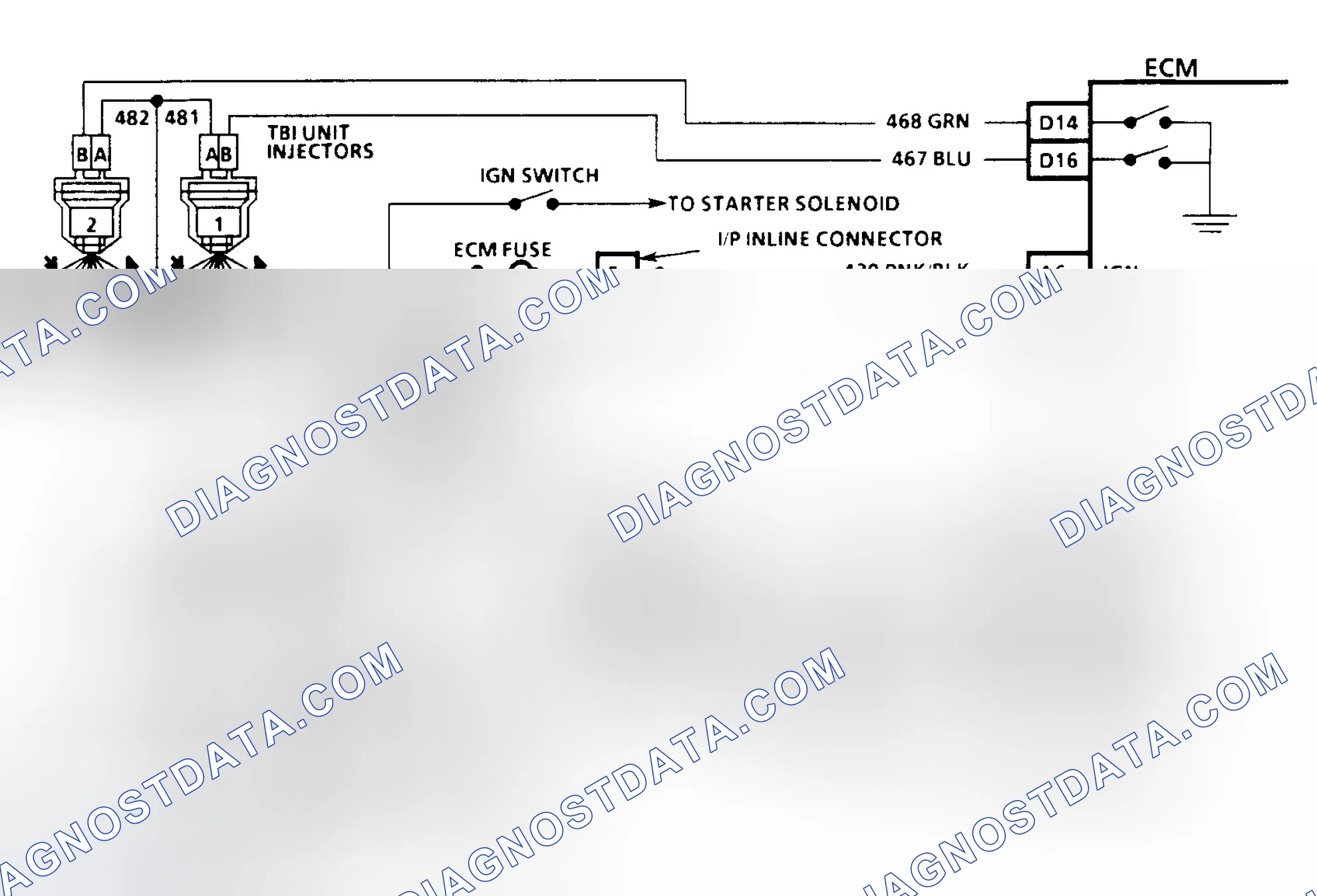 Scheme 11: HEI Ignition & Injector Circuits (3.1L)