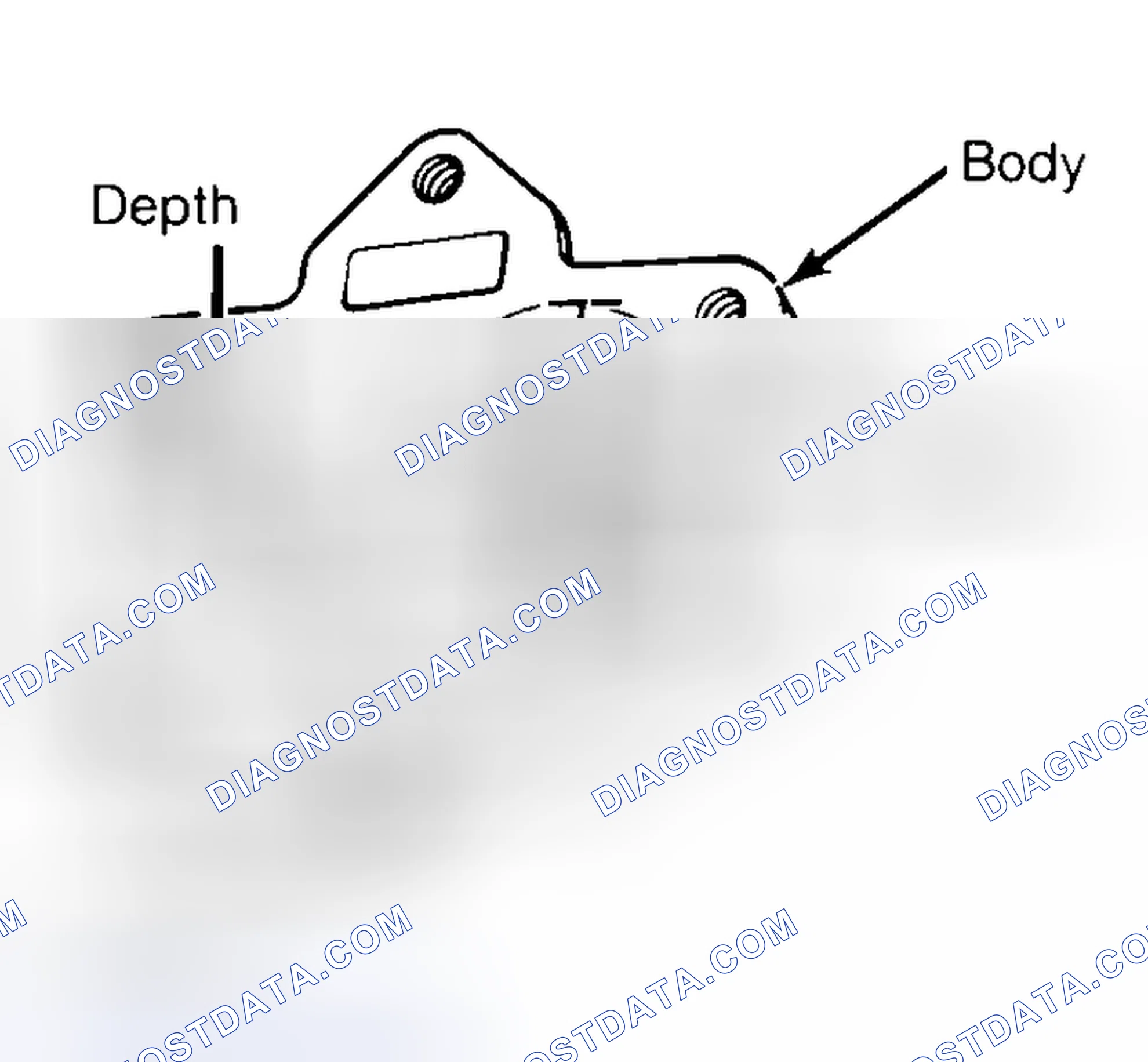 Scheme 35: Measuring Oil Pump Gear Cavity