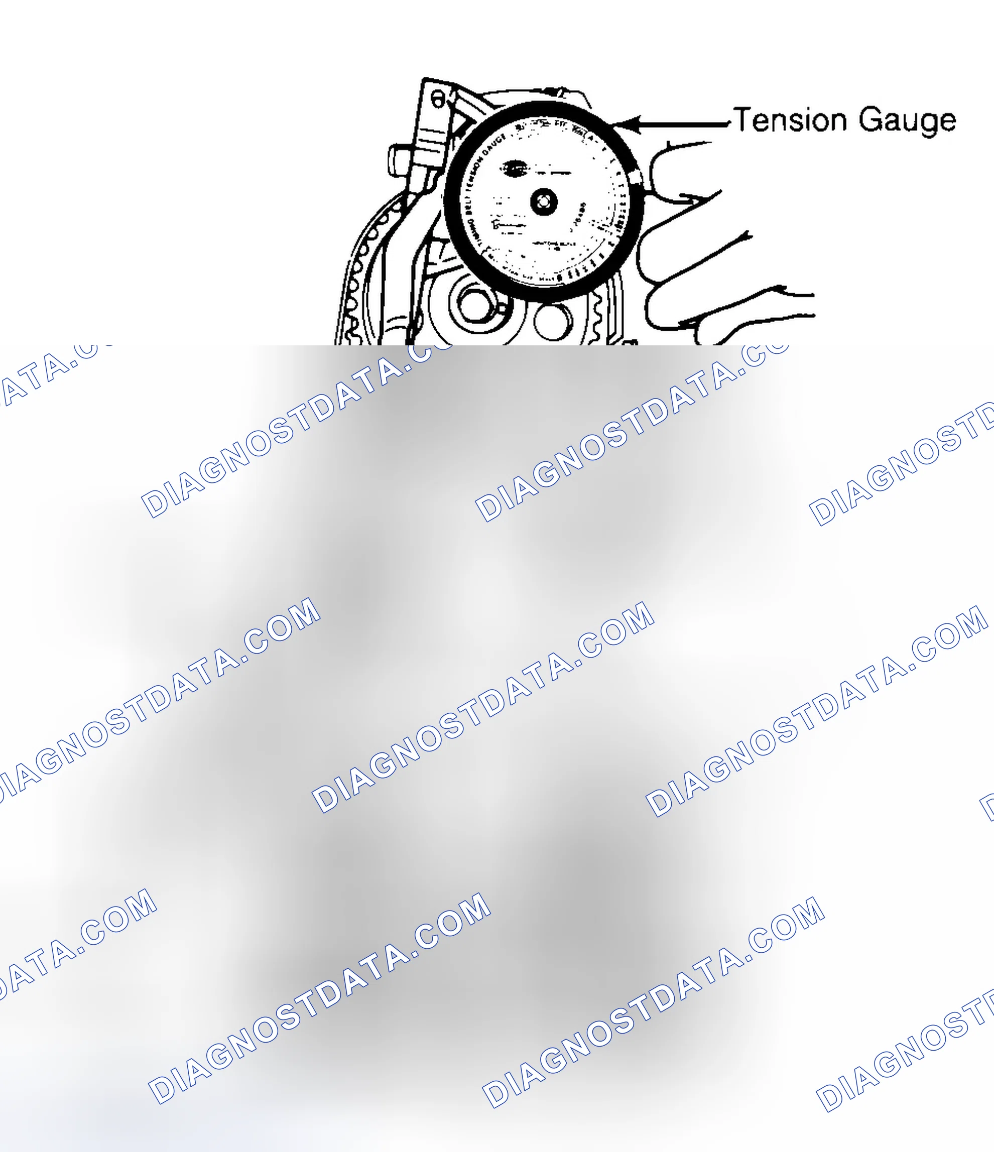 Scheme 3: Adjusting Typical Timing Belt Tension