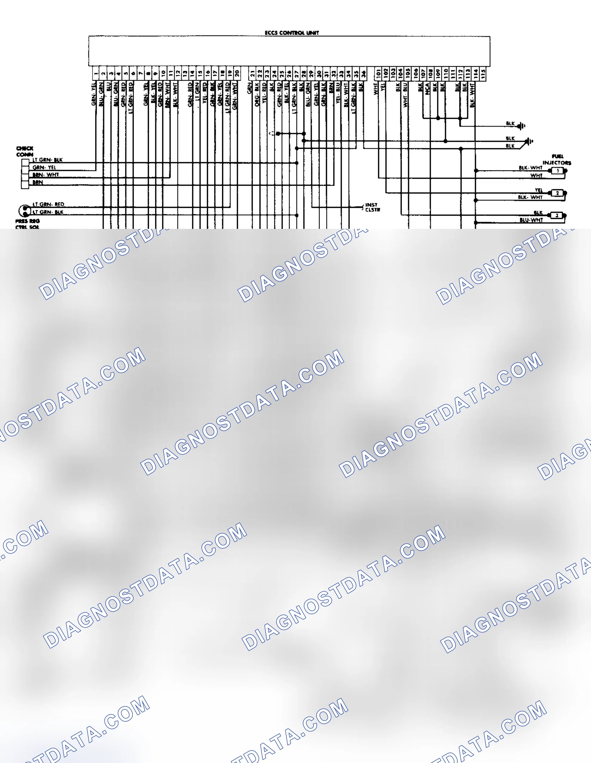 Scheme 188: Stanza ECCS Wiring Diagram