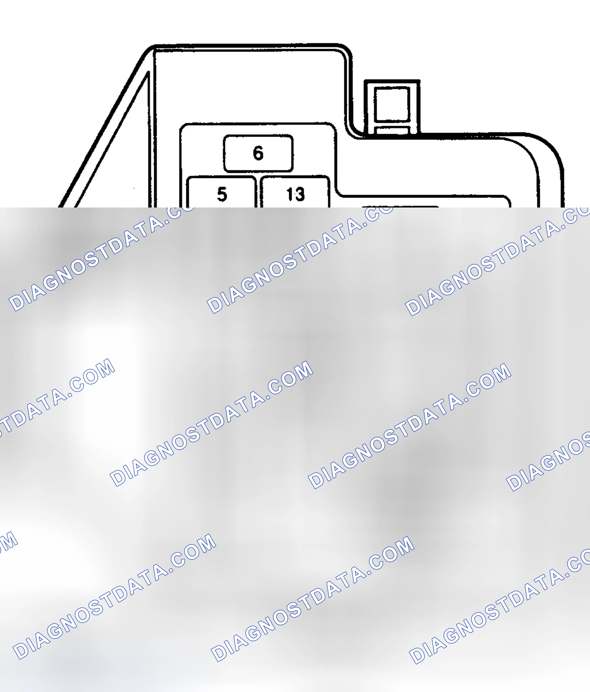 Scheme 4: UNDERHOOD FUSE PANEL IDENTIFICATION (1993-96)