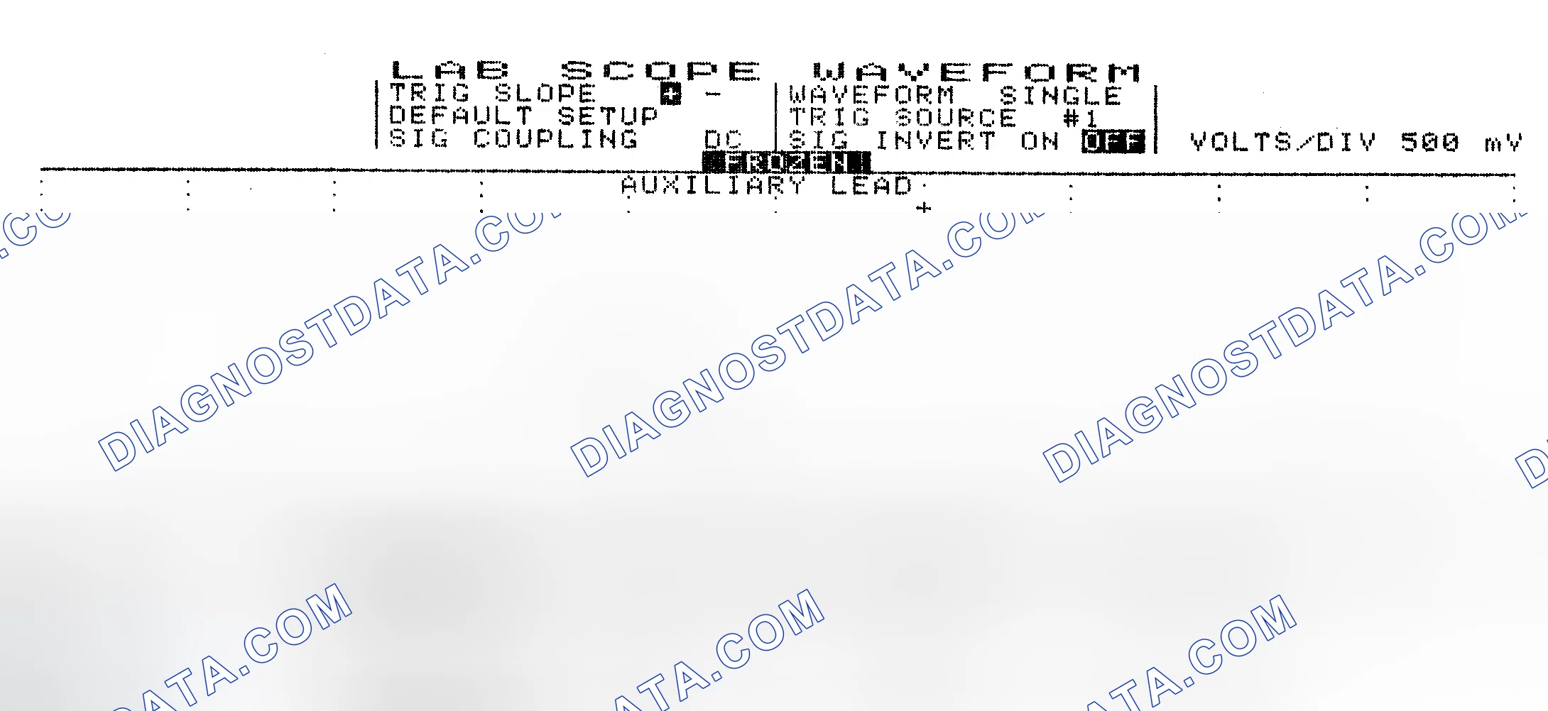 Scheme 10: Single Injector w/Excessive Current Flow - Current Pattern
