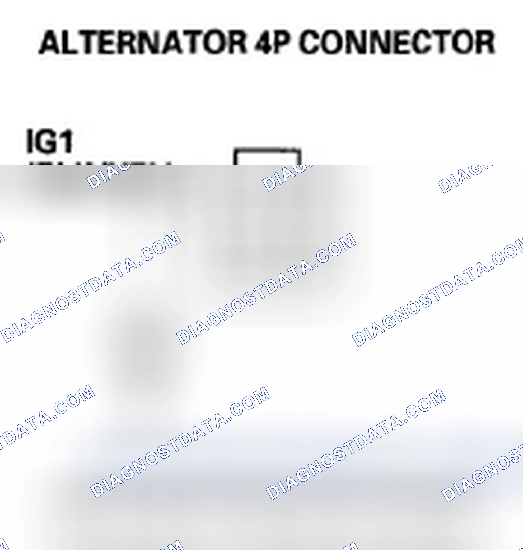 Scheme 195: DTC P16BC: Alternator FR Terminal Circuit/IGP Circuit Low Voltage