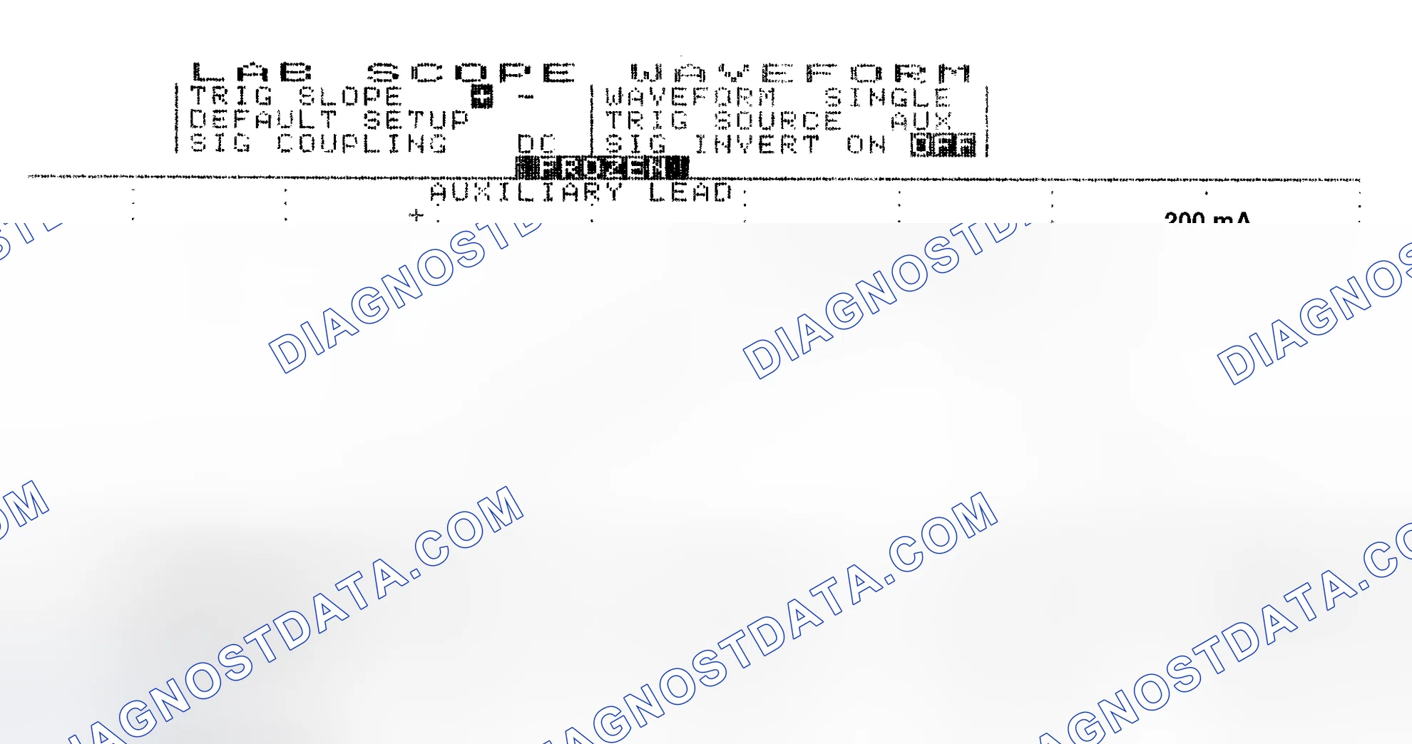 Scheme 13: Single Injector w/Normal Current Flow - Current Pattern