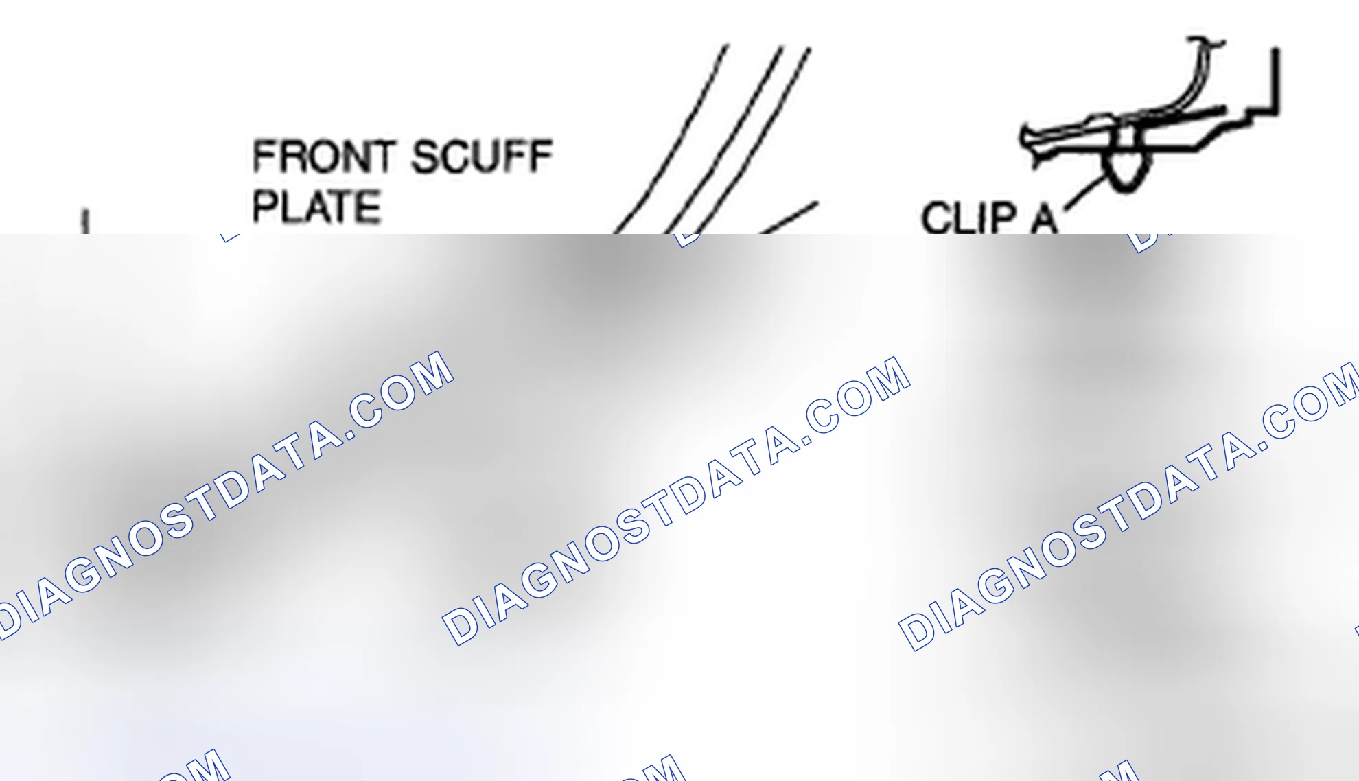 Scheme 39: FRONT SCUFF PLATE REMOVAL/INSTALLATION