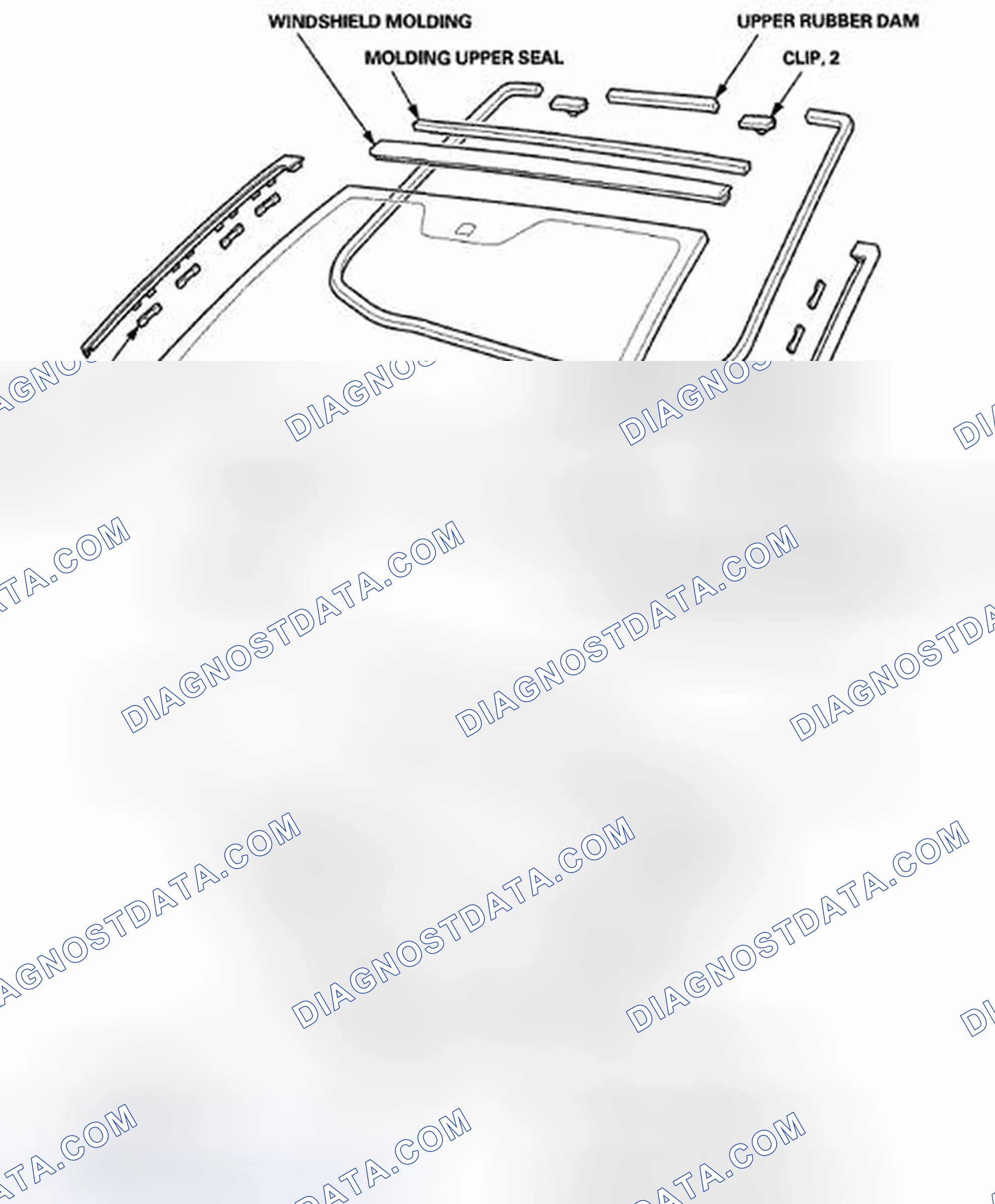 Fig. 1: Glass Component Location Index (1 Of 2)