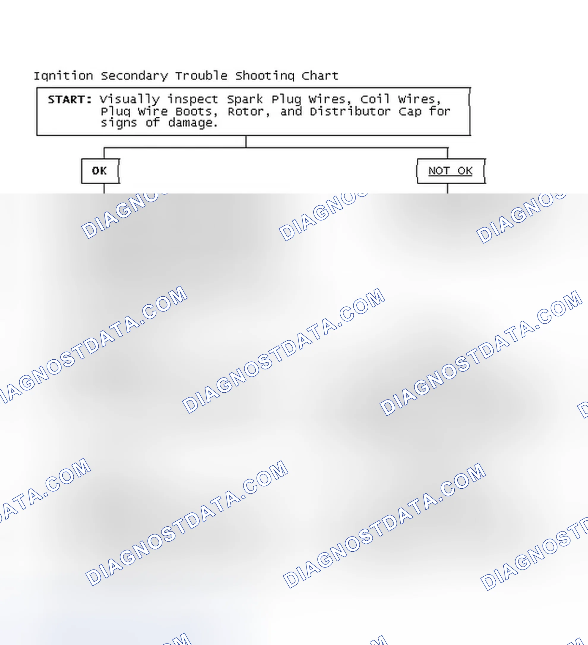 Scheme 1: Ignition Secondary Trouble Shooting Chart