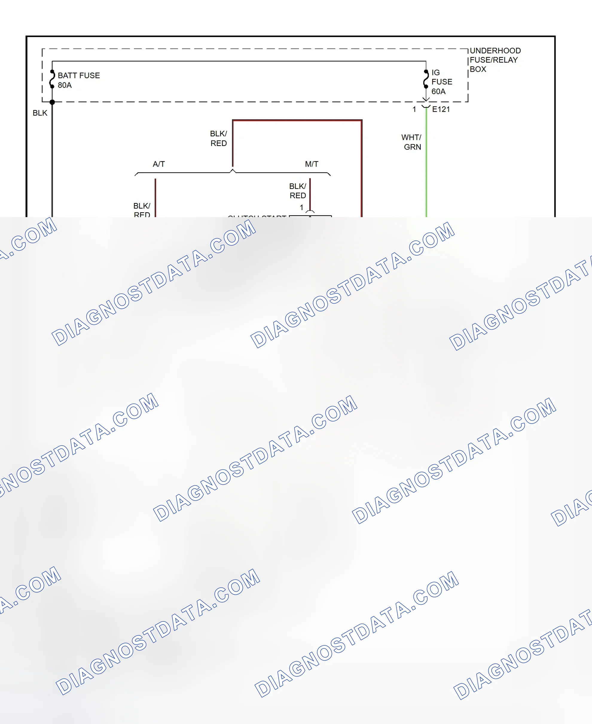 Scheme 4: Starting System Wiring Diagram (Vitara)