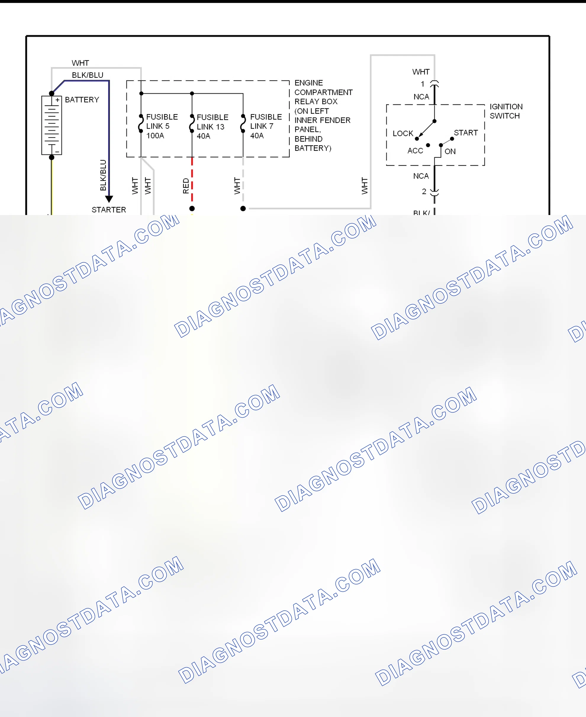 Scheme 6: Charging System Wiring Diagram (Montero)