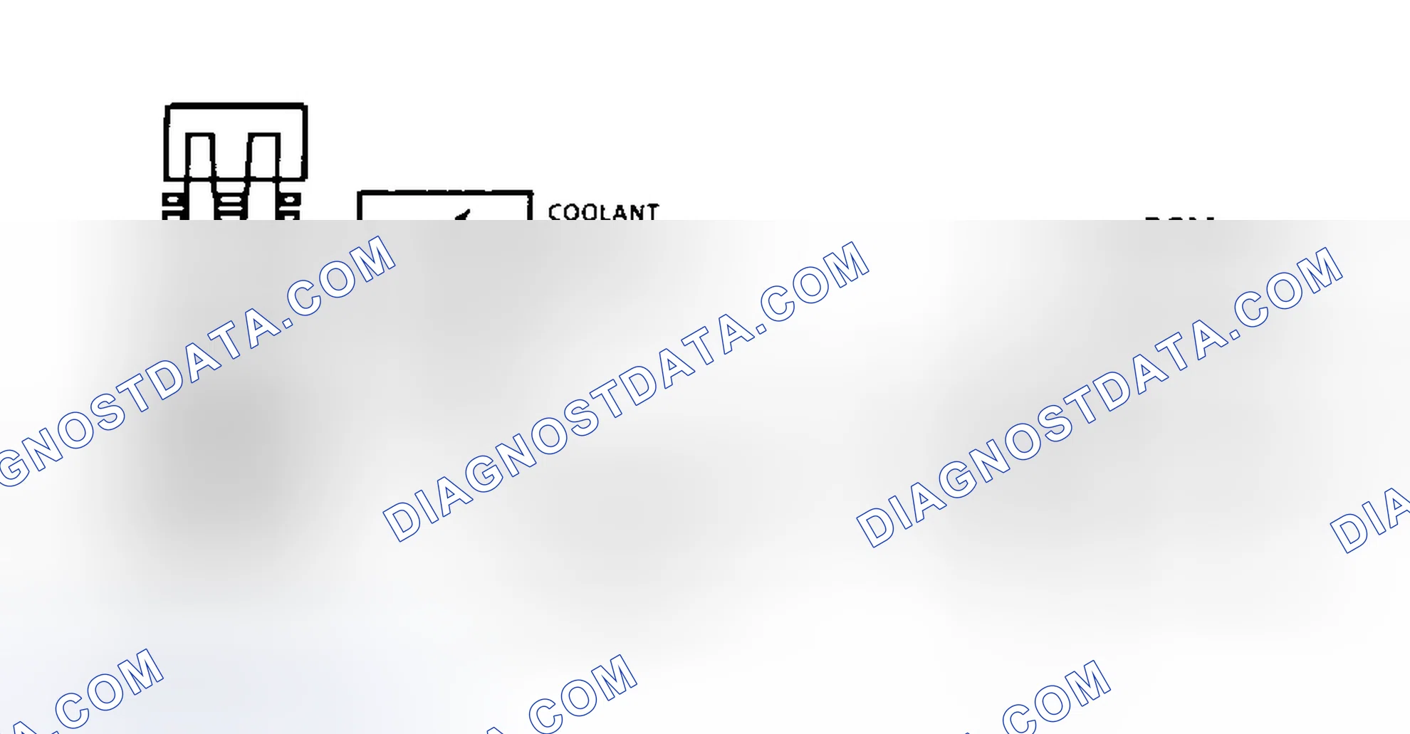 Scheme 93: Code 14 Schematic (7.4L) Coolant Sensor Signal Voltage Low