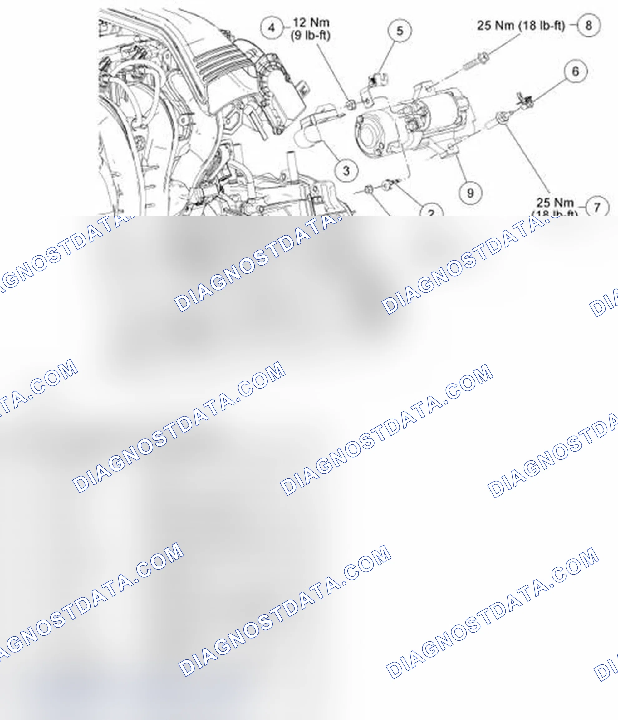 Scheme 16: Starter Motor - 2.3L