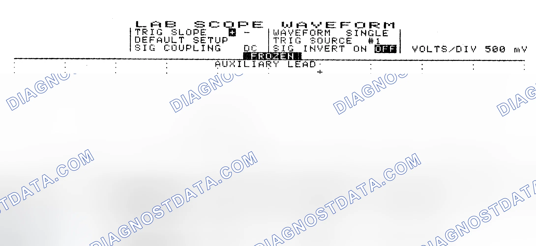 Scheme 10: Single Injector w/Excessive Current Flow - Current Pattern