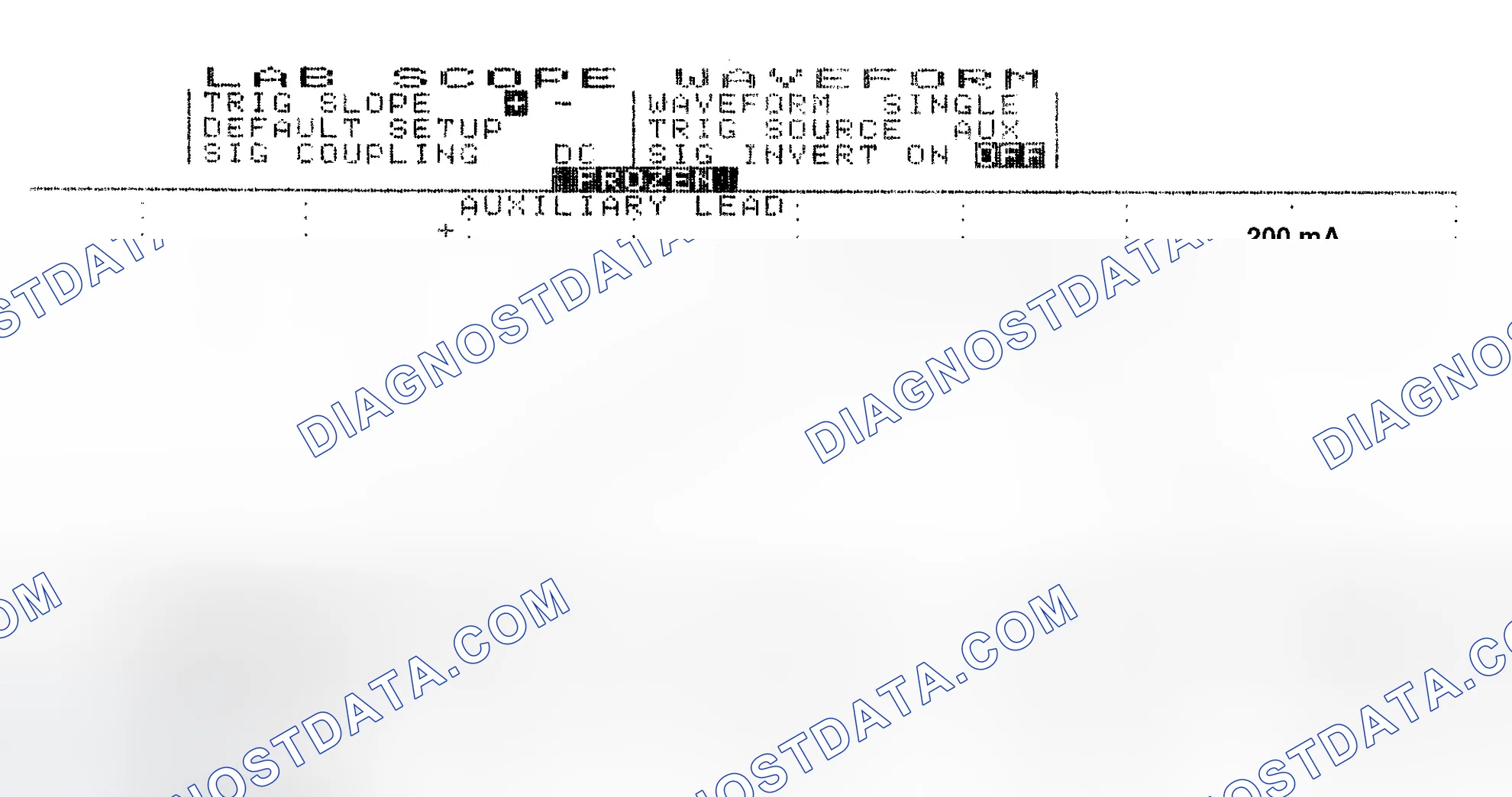 Scheme 13: Single Injector w/Normal Current Flow - Current Pattern