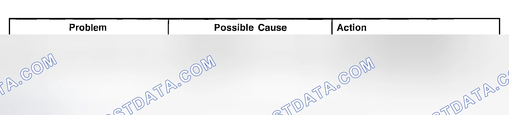 Scheme 65: SYMPTOM TROUBLESHOOTING CHART - TRAILER LAMPS