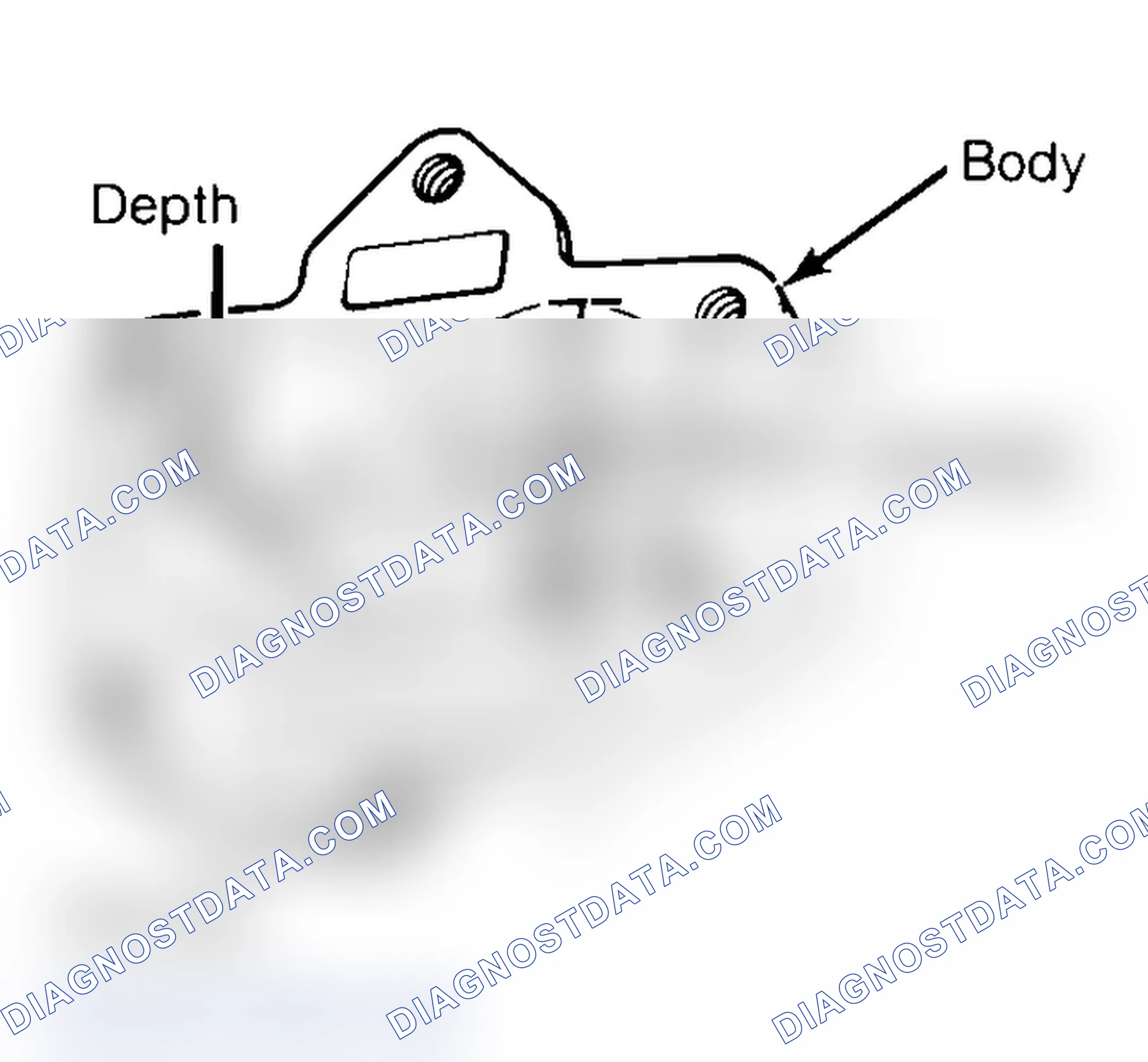 Scheme 35: Measuring Oil Pump Gear Cavity