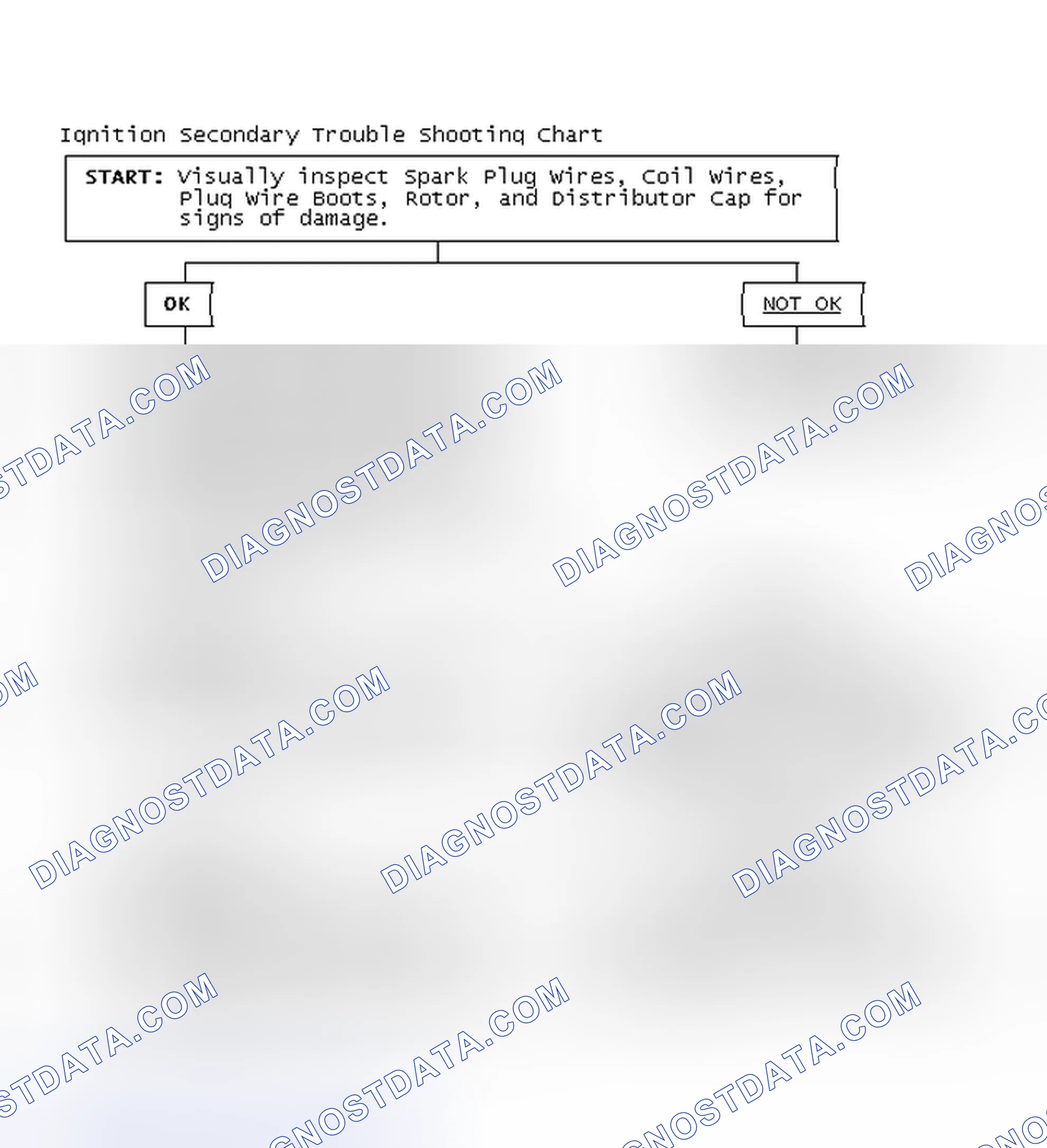 Scheme 1: Ignition Secondary Trouble Shooting Chart
