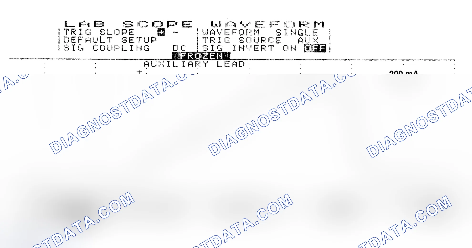 Scheme 13: Single Injector w/Normal Current Flow - Current Pattern