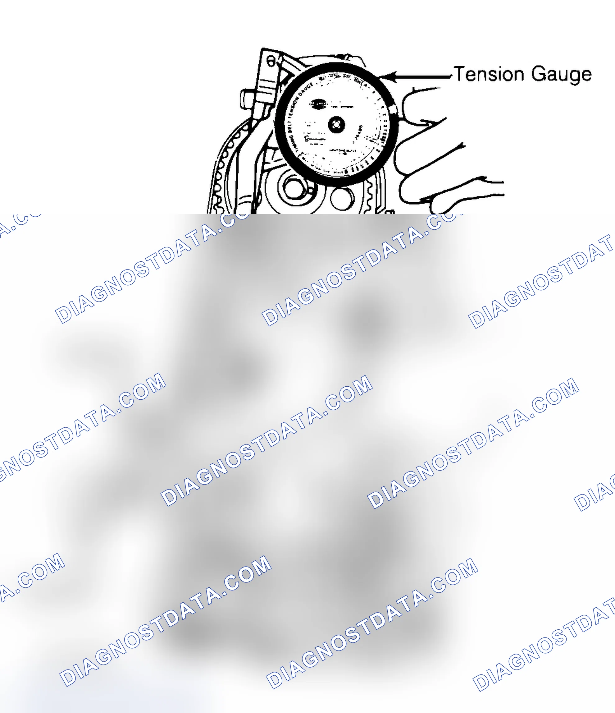 Scheme 28: Adjusting Typical Timing Belt Tension