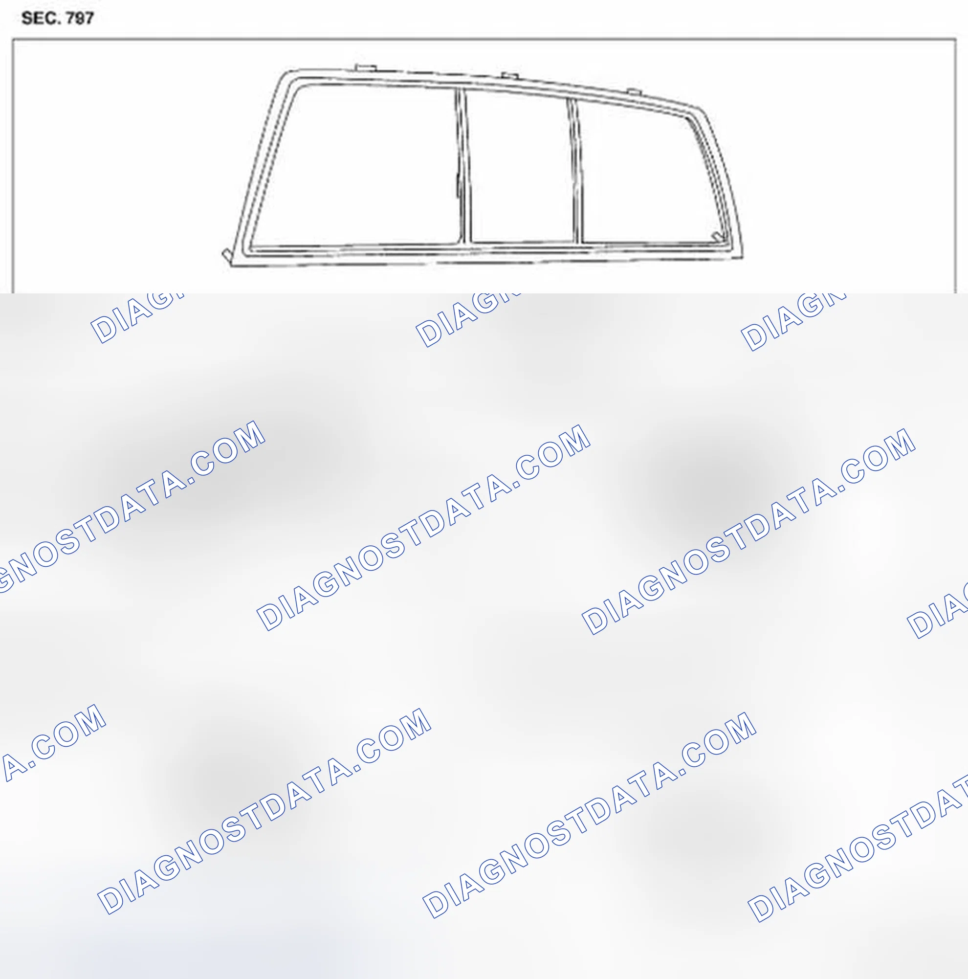 Scheme 39: Rear Window Glass and Molding: Removal and Installation