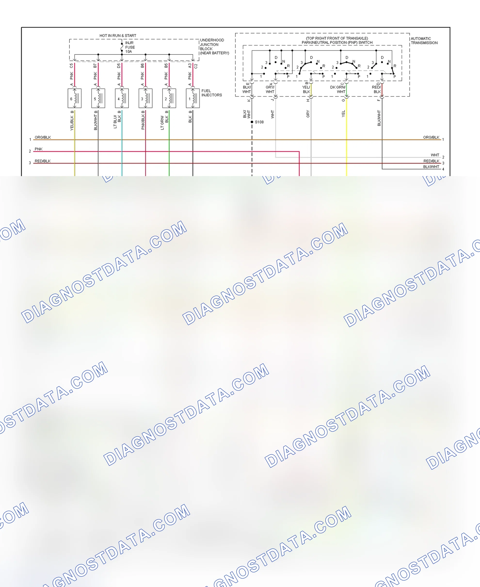 Scheme 151: PCM Wiring Diagram (Park Avenue - 3.8L - 2 Of 4)