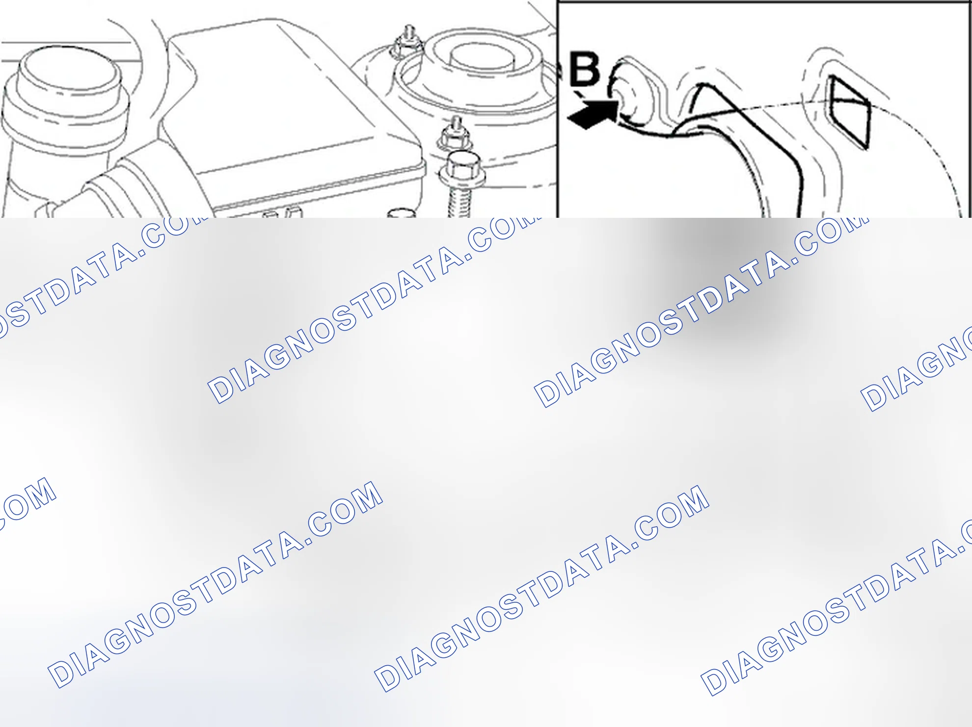 Scheme 99: Installing the air cleaner (ACL) housing