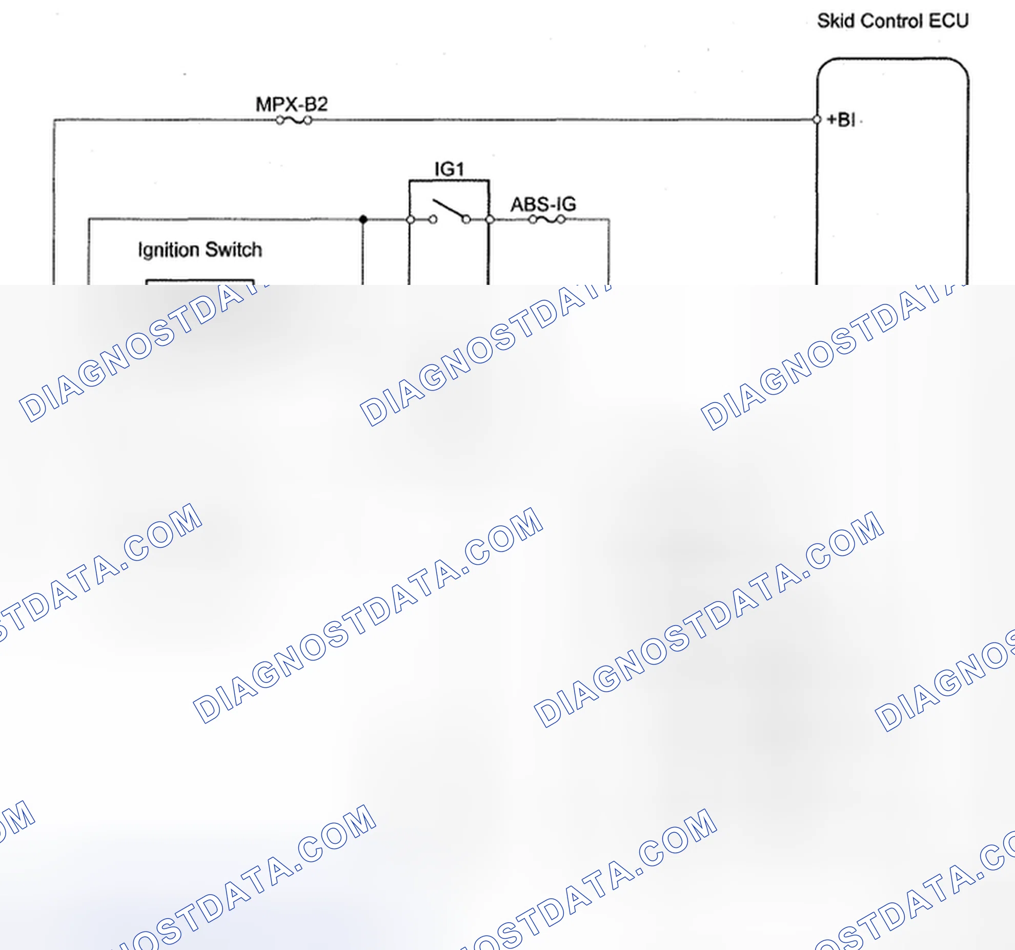 Scheme 13: Steering Angle Sensor Circuit Malfunction - Wiring Diagram