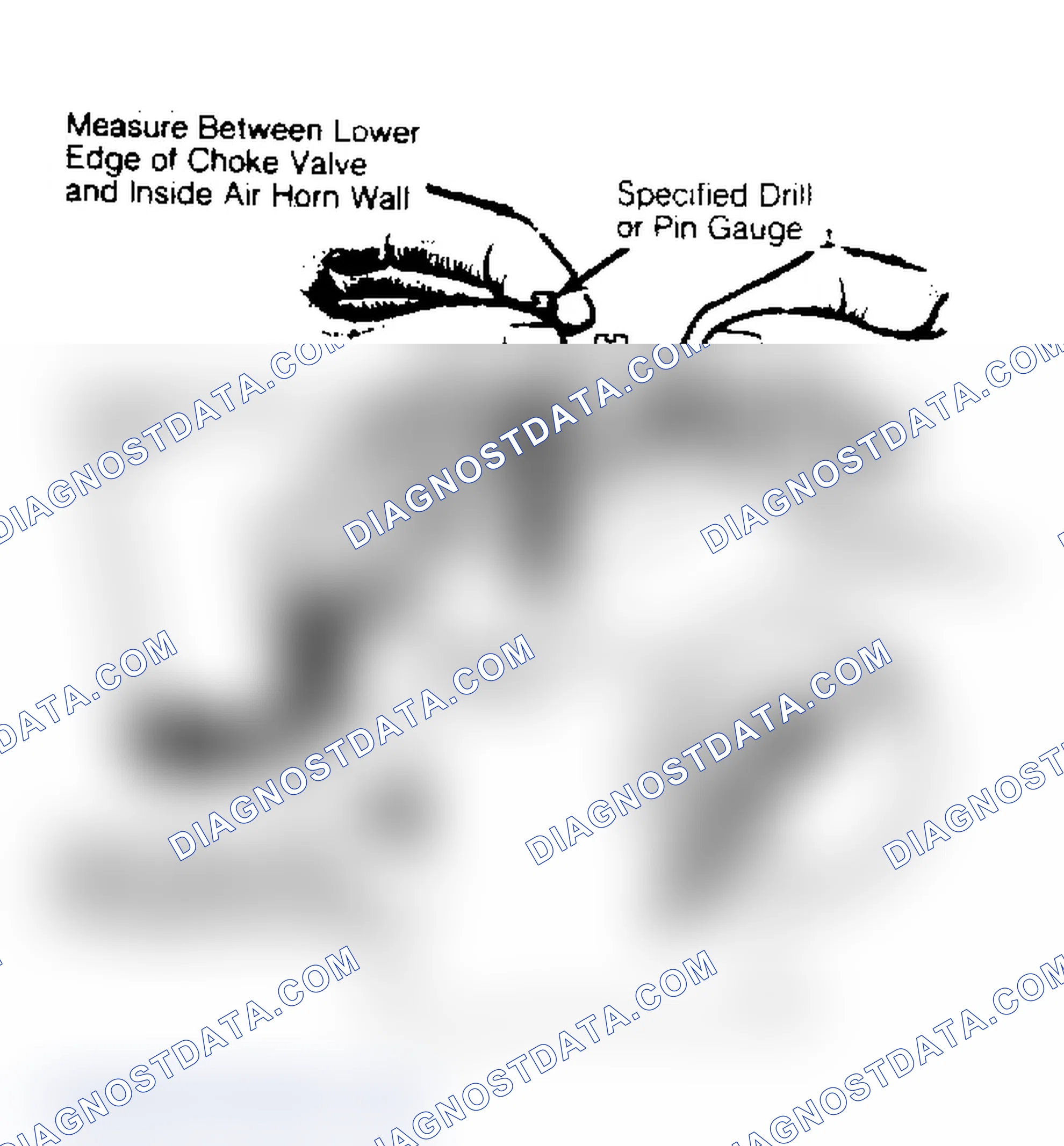 Scheme 7: Adjusting Vacuum Break Place fast idle cam follower on highest step of cam.
