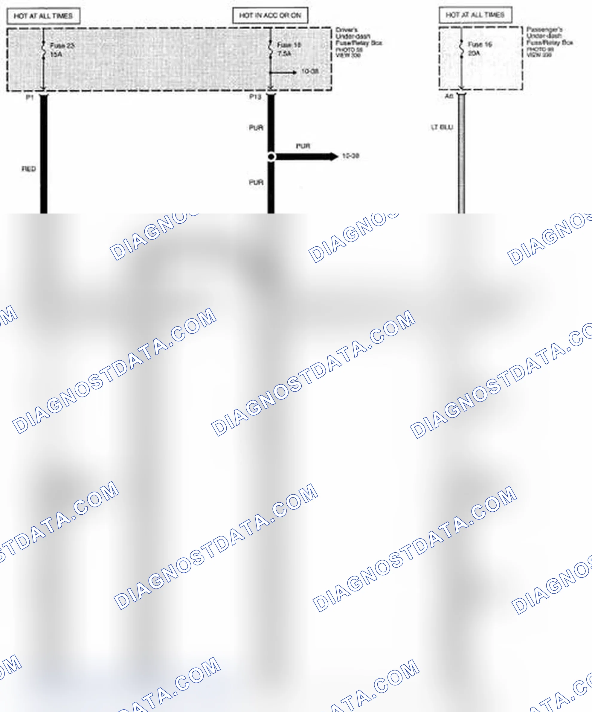Scheme 488: Accessory Power Sockets Circuit Diagram - Canada: Keyless Access (Page 155-2)