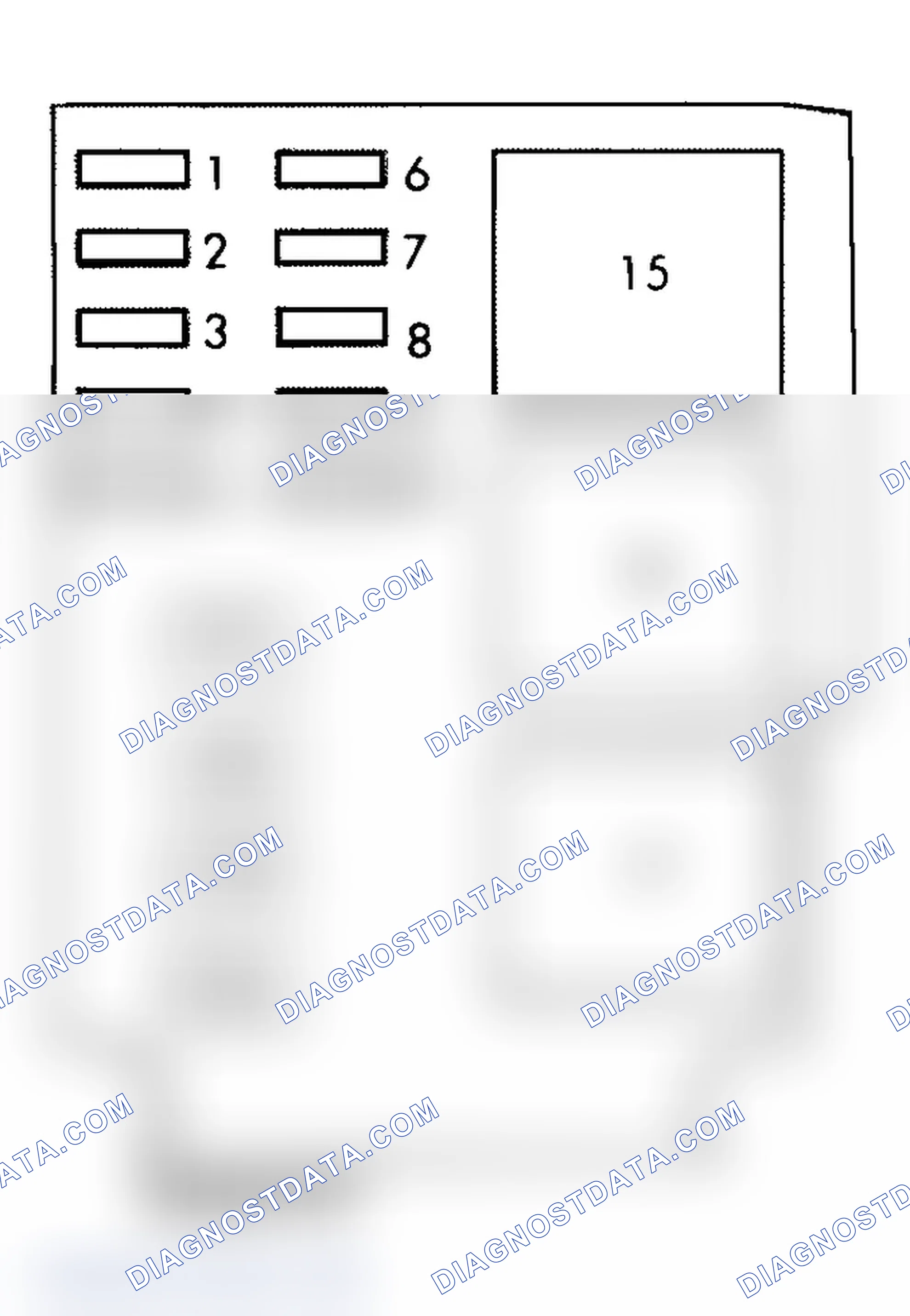 Scheme 14: DRIVER-SIDE UNDERHOOD ELECTRICAL CENTER ID (1992-93)