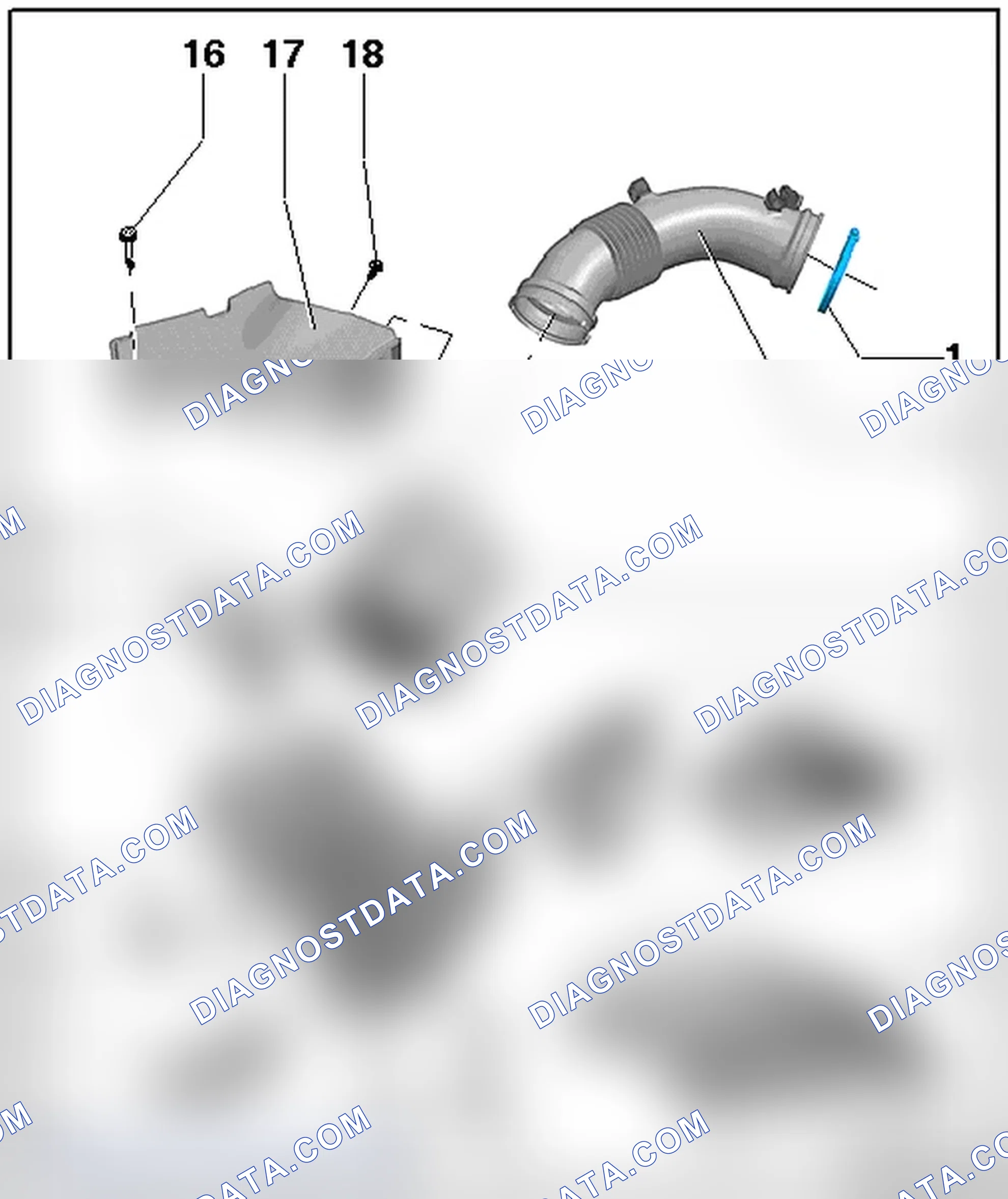 Scheme 201: AIR FILTER ASSEMBLY OVERVIEW