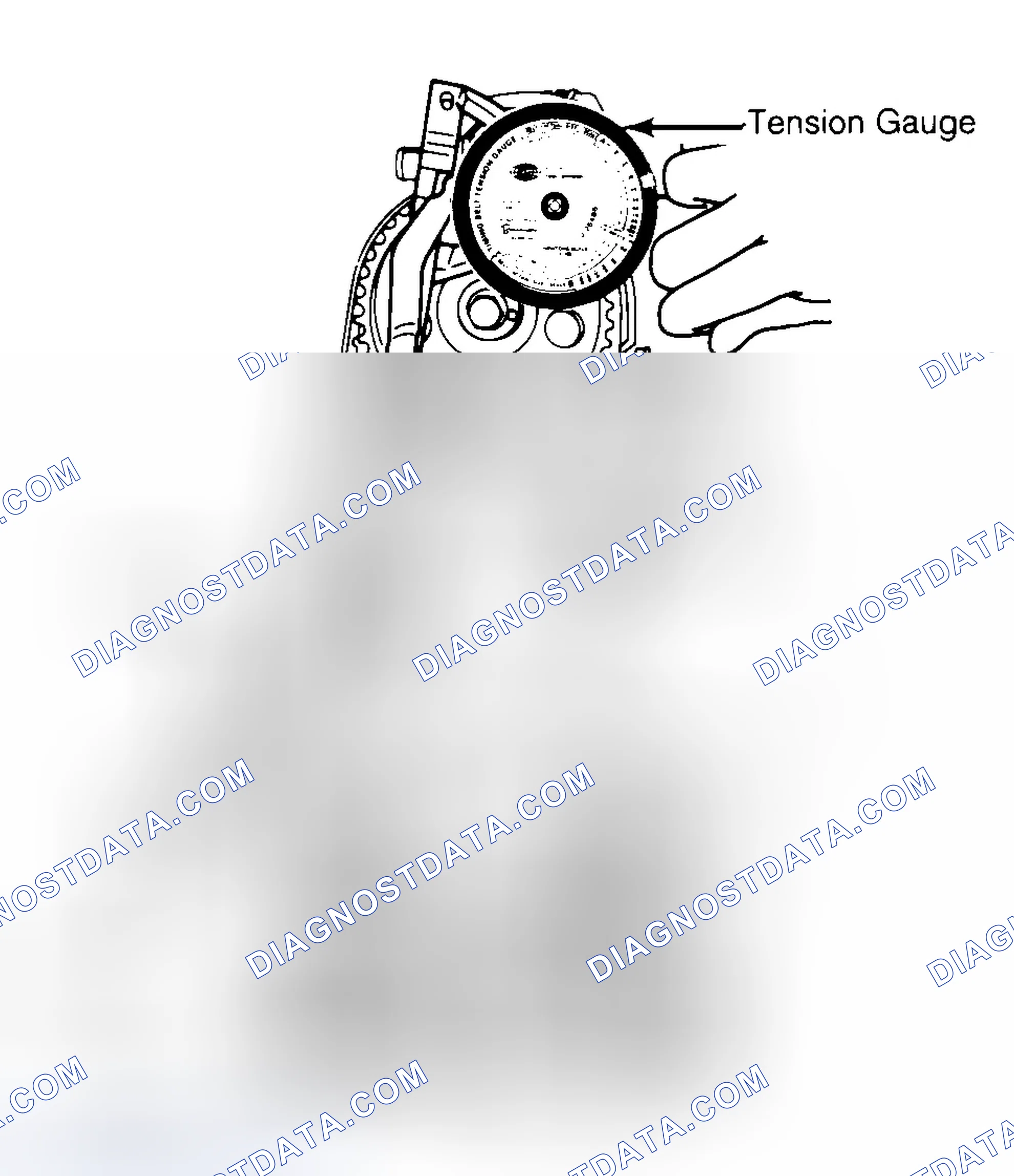 Scheme 3: Adjusting Typical Timing Belt Tension