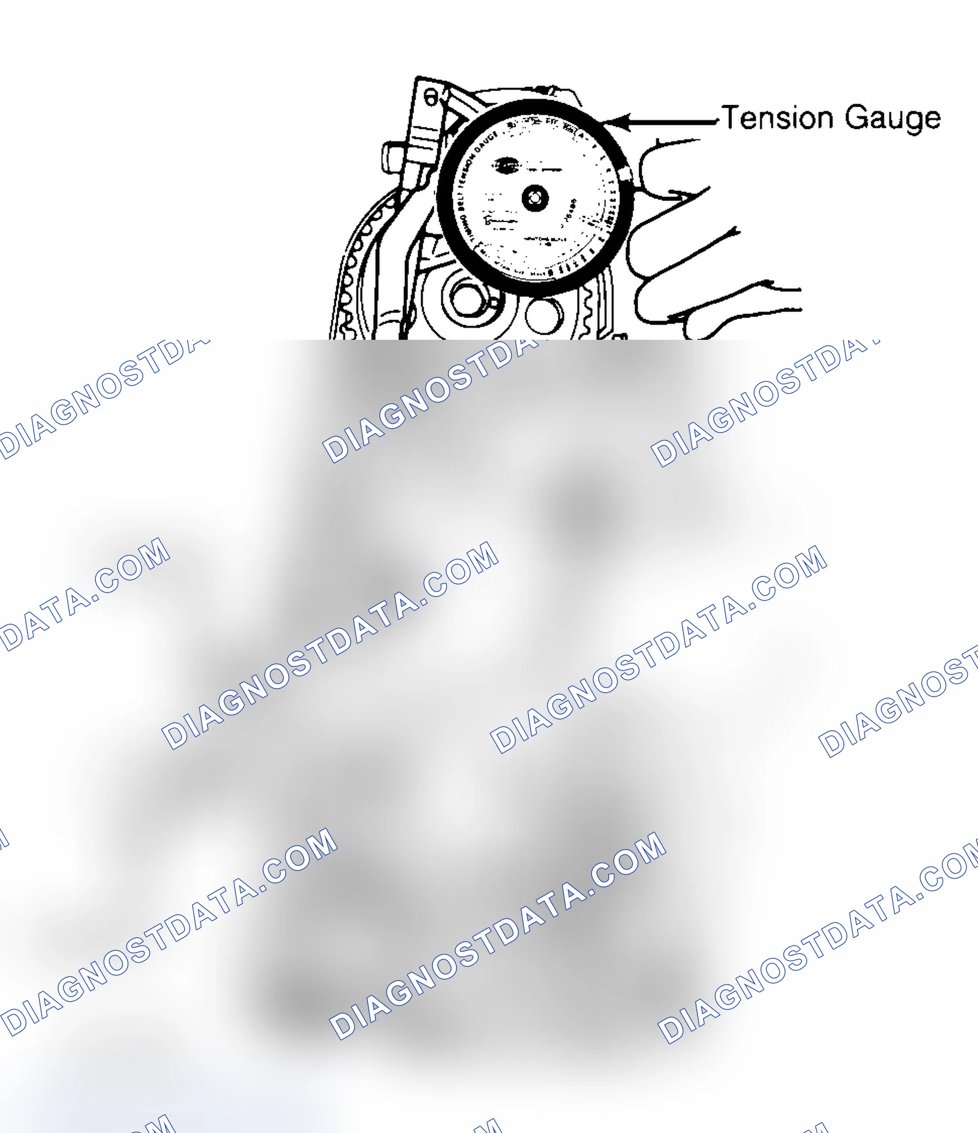 Scheme 28: Adjusting Typical Timing Belt Tension