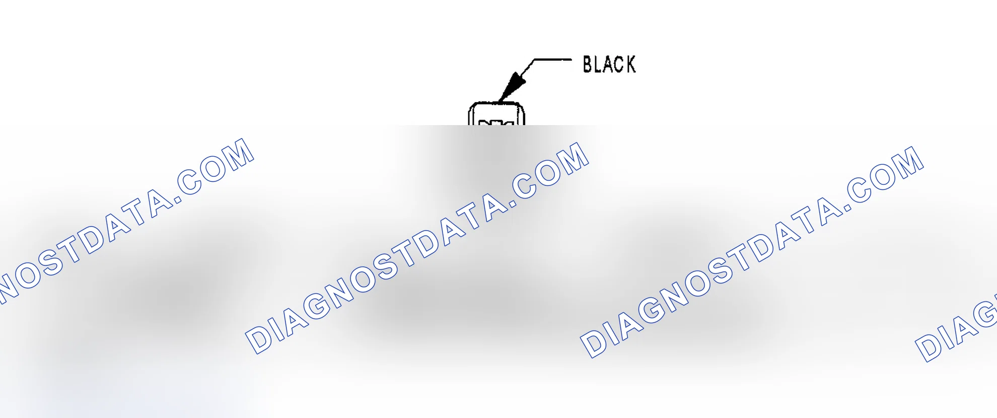 Scheme 348: INTAKE AIR TEMPERATURE SENSOR HARNESS CONNECTOR END VIEW