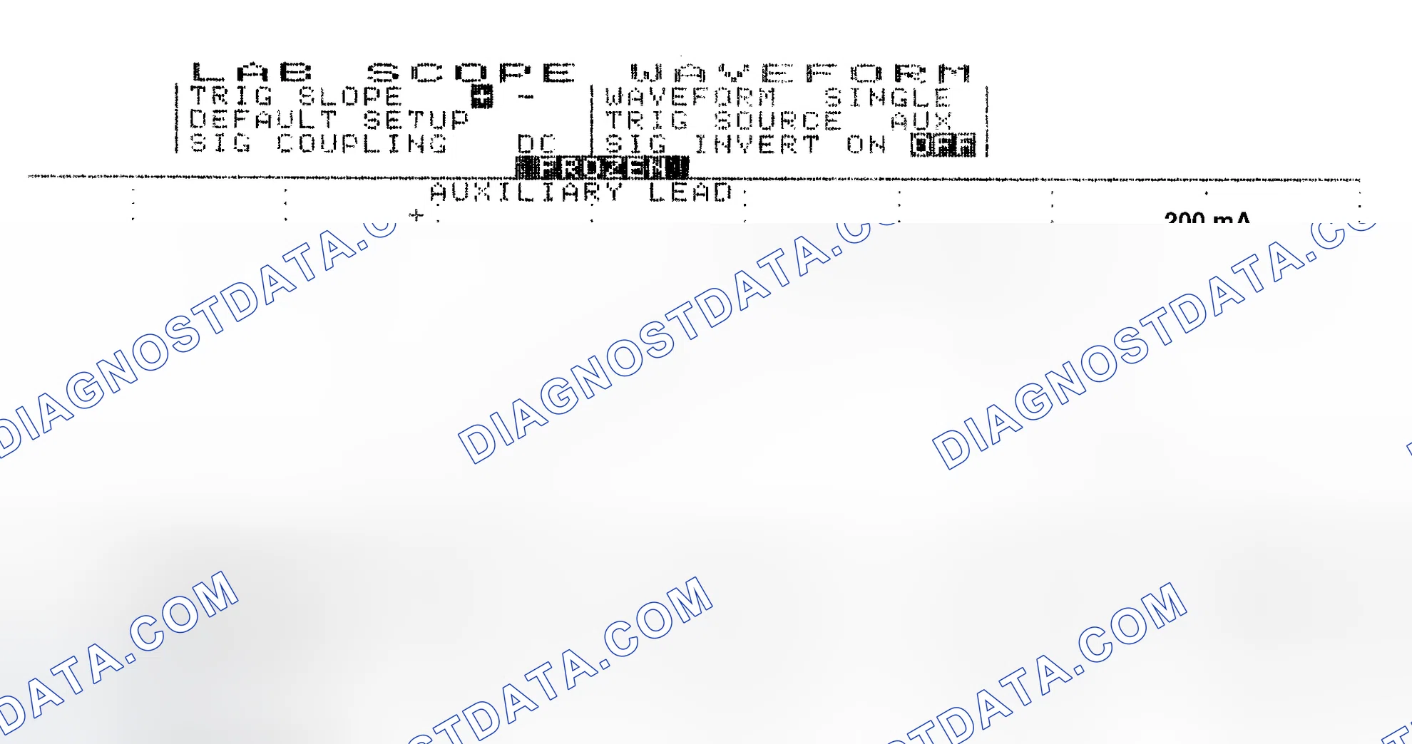Scheme 13: Single Injector w/Normal Current Flow - Current Pattern