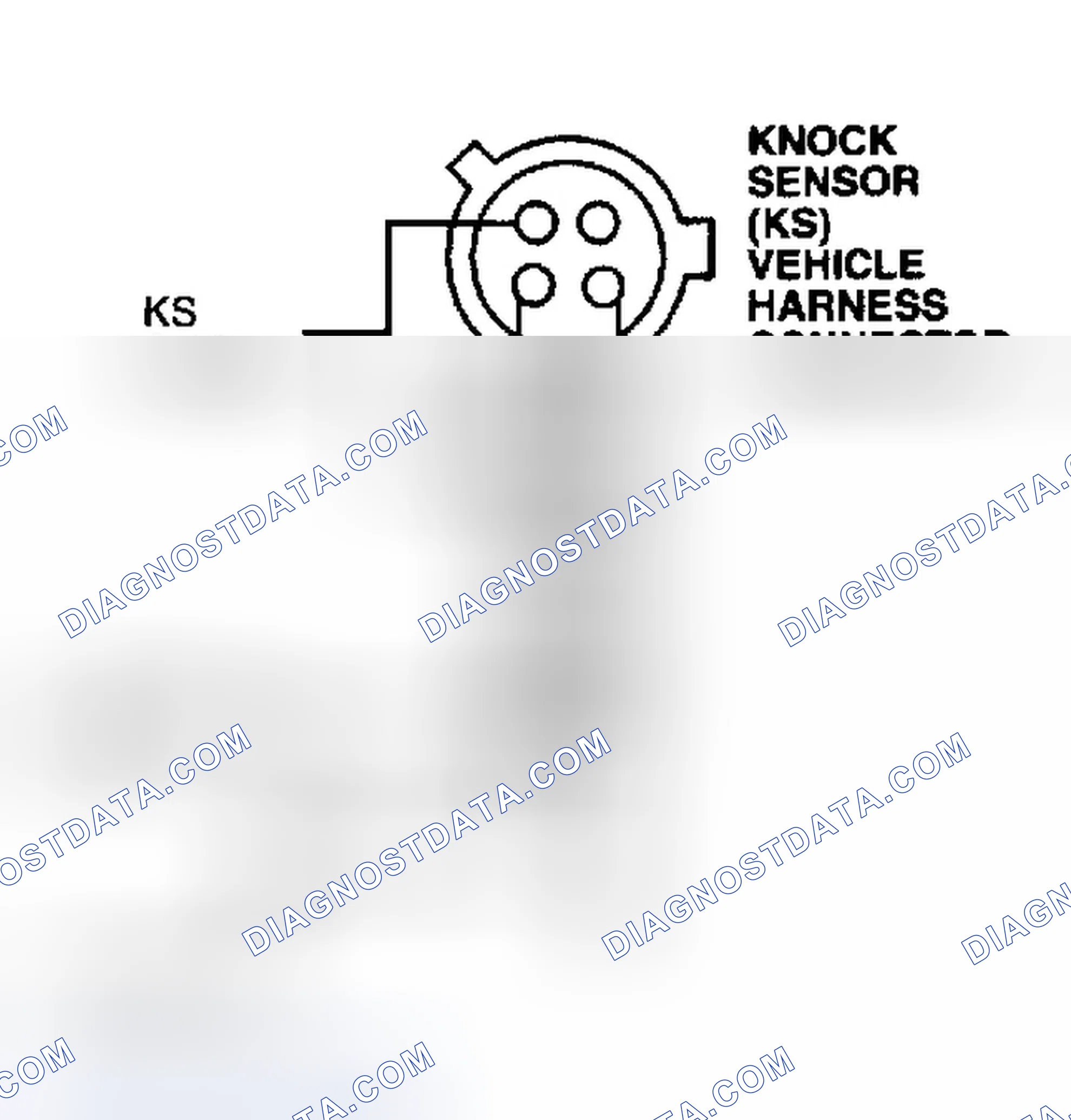 Scheme 14: Identifying Knock Sensor Test Circuits (SOHC)