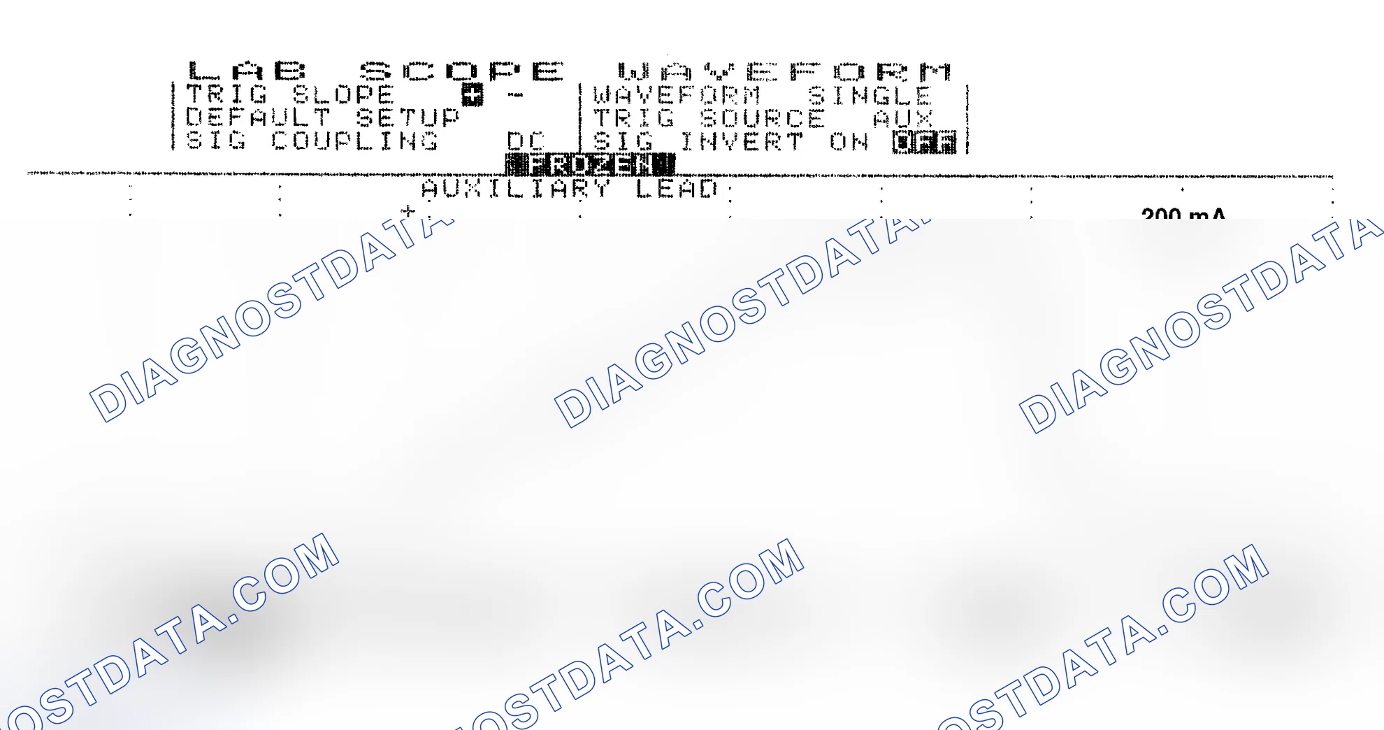 Scheme 13: Single Injector w/Normal Current Flow - Current Pattern