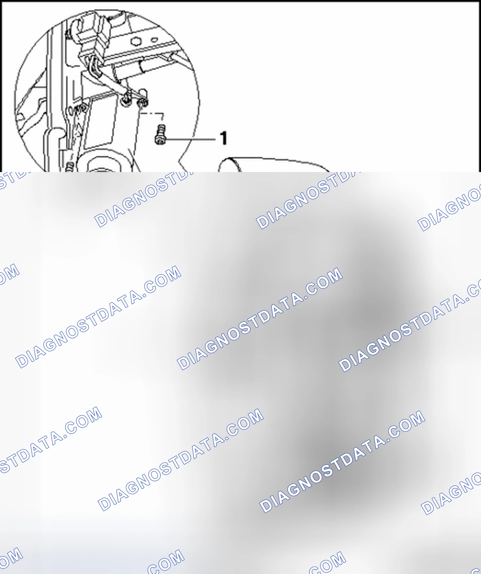 Scheme 415: Upper Backrest Adjustment Motor, Removing and Installing