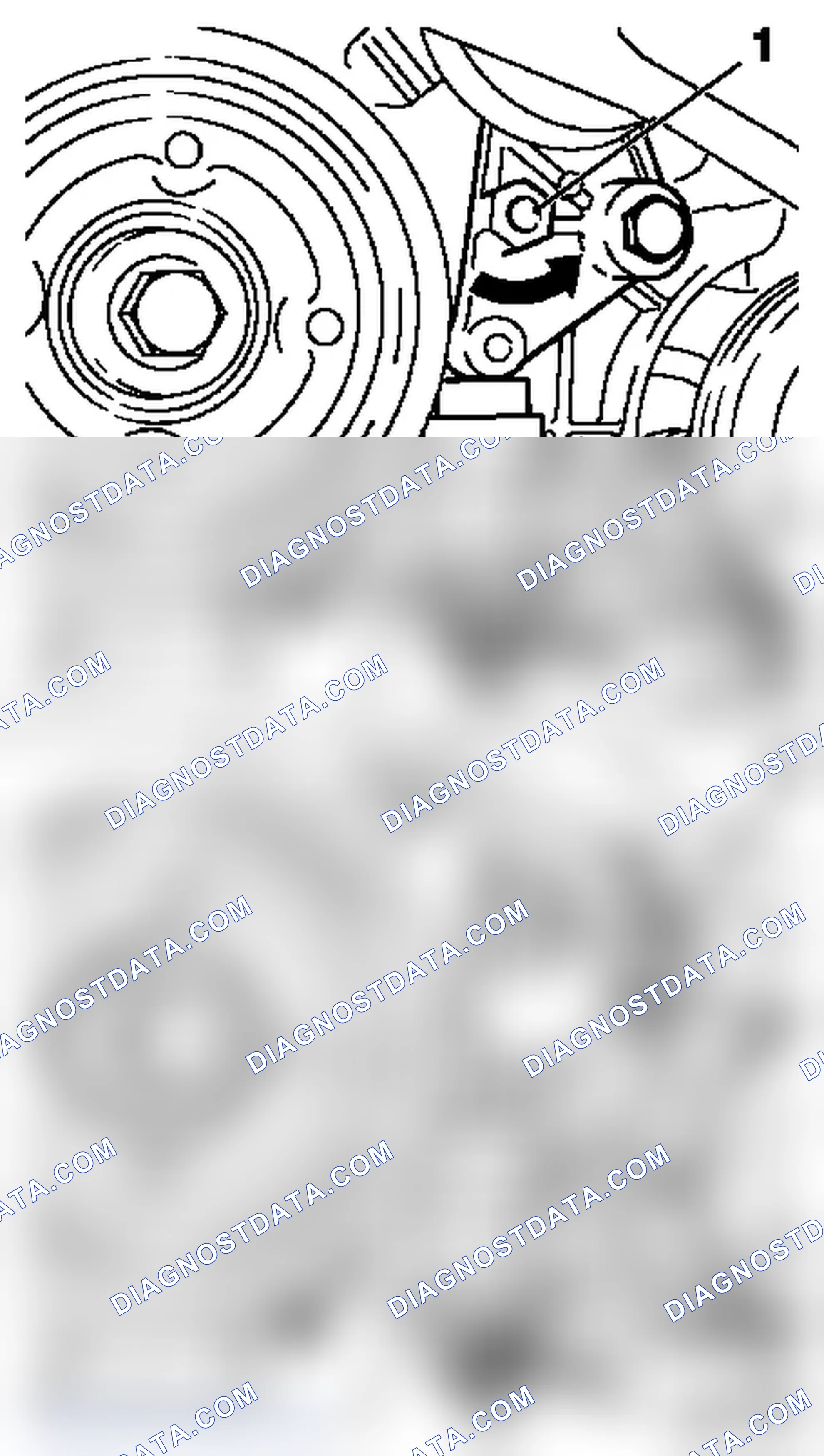 Engine, Lock at 1st Cylinder TDC (Check Engine Timing)