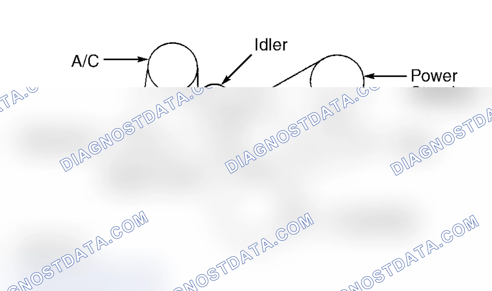 Scheme 6: DRIVE BELT ROUTING (2.5L DAKOTA)