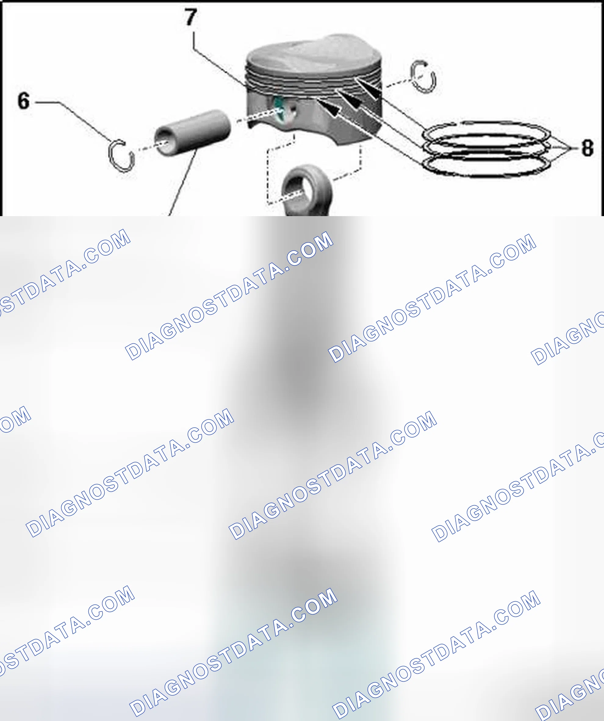Scheme 9: Piston and Connecting Rod, Component Overview
