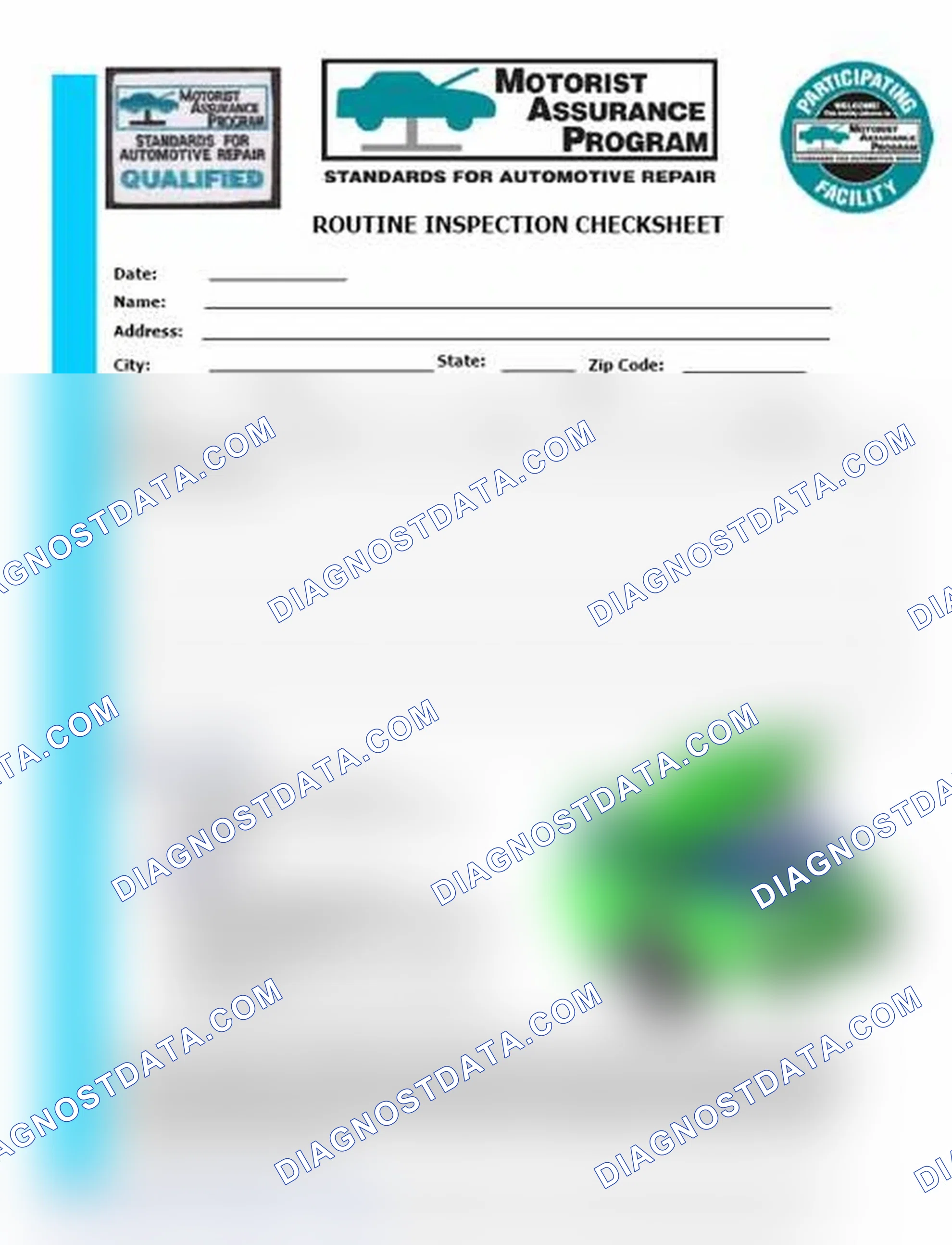 Scheme 26: Routine Inspection Checksheet (1 Of 2)