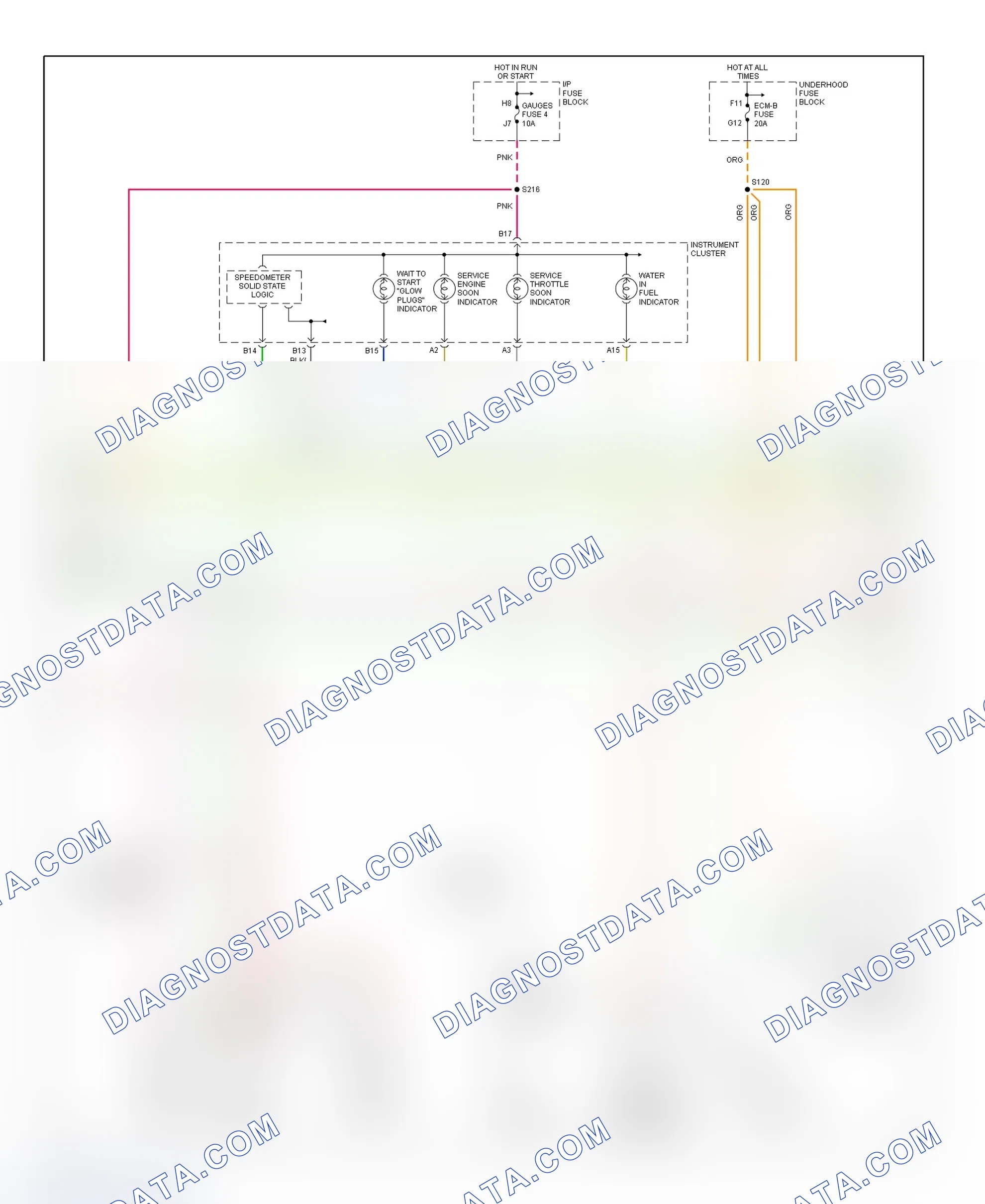 Scheme 60: PCM Wiring Diagram (Chevy Express & Savana - 6.5L - California - 3 Of 4)