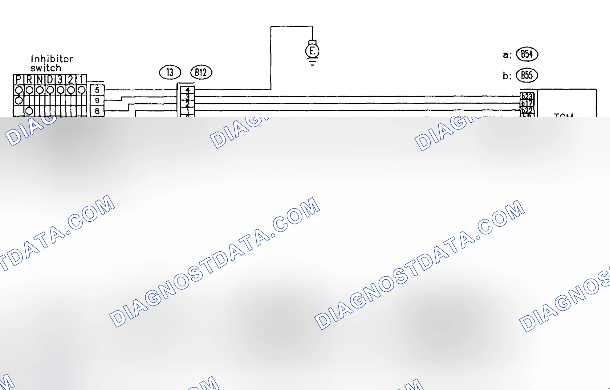 Scheme 764: Inhibitor Switch Circuit - Wiring Diagram