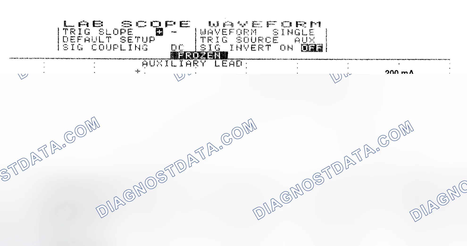 Scheme 13: Single Injector w/Normal Current Flow - Current Pattern